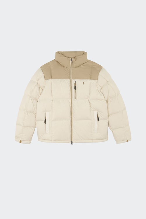 Polo - Doudoune - Taille M Beige
