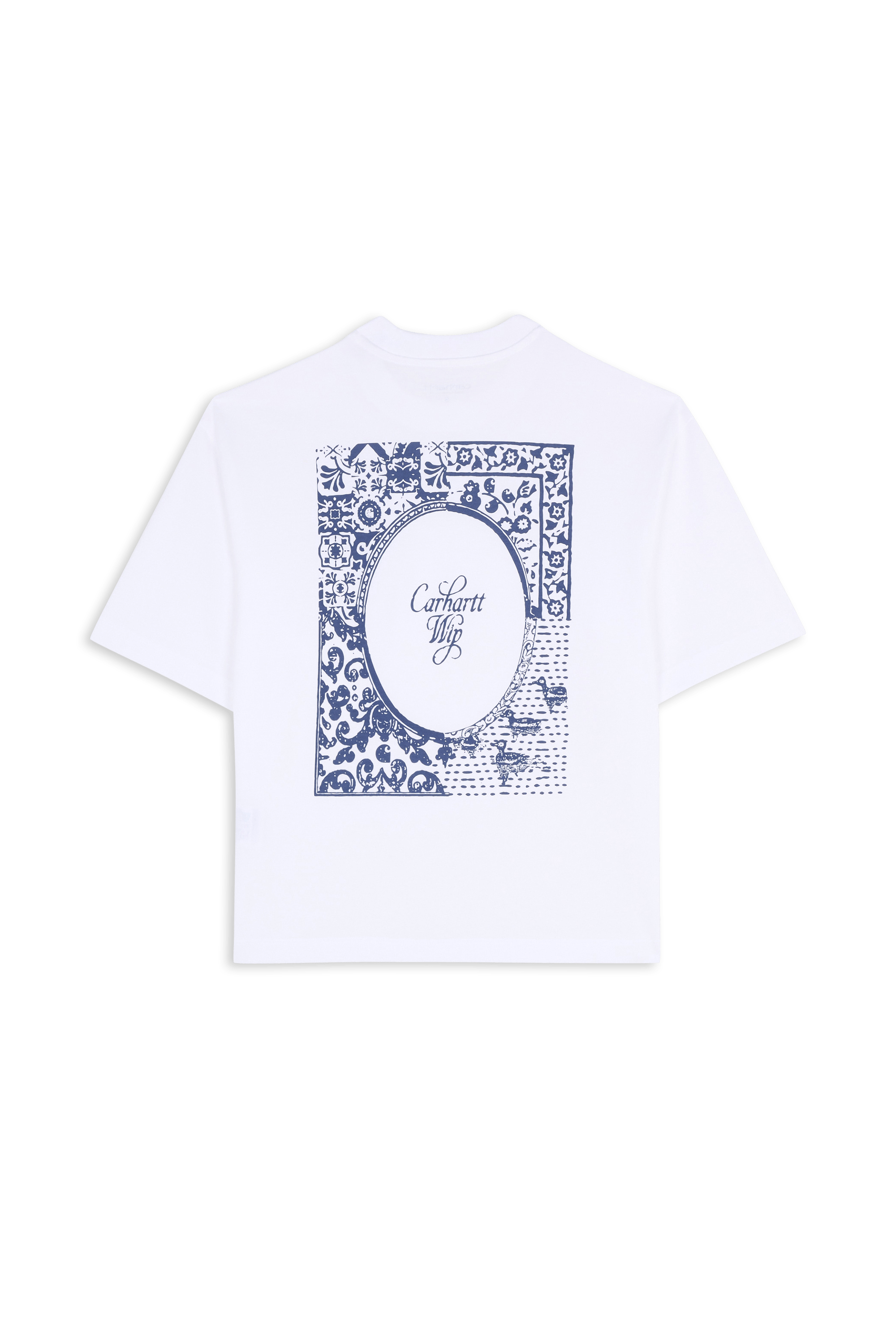 Regular-fit round-neck cotton T-shirt White