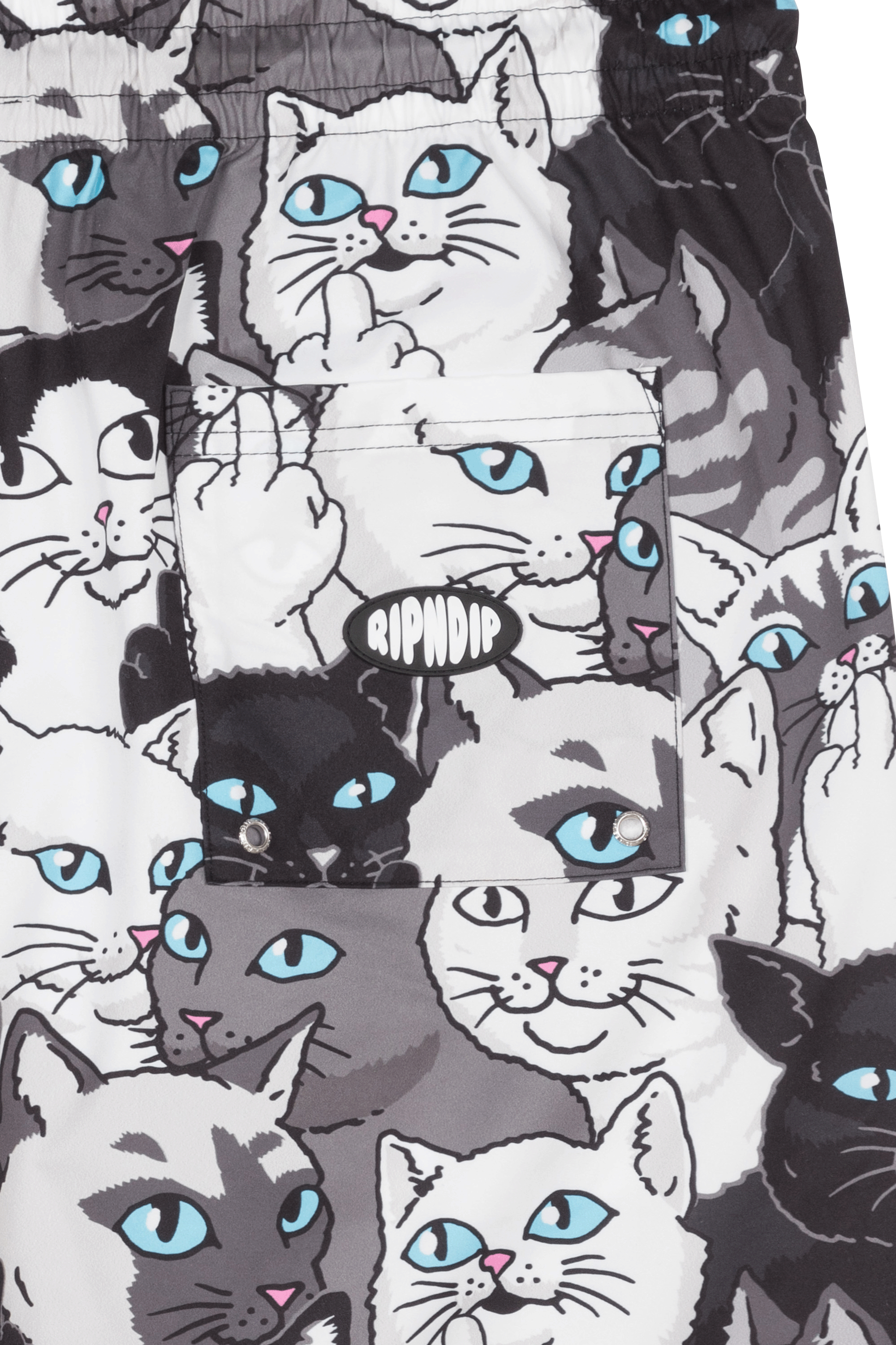 Plain swim shorts Black