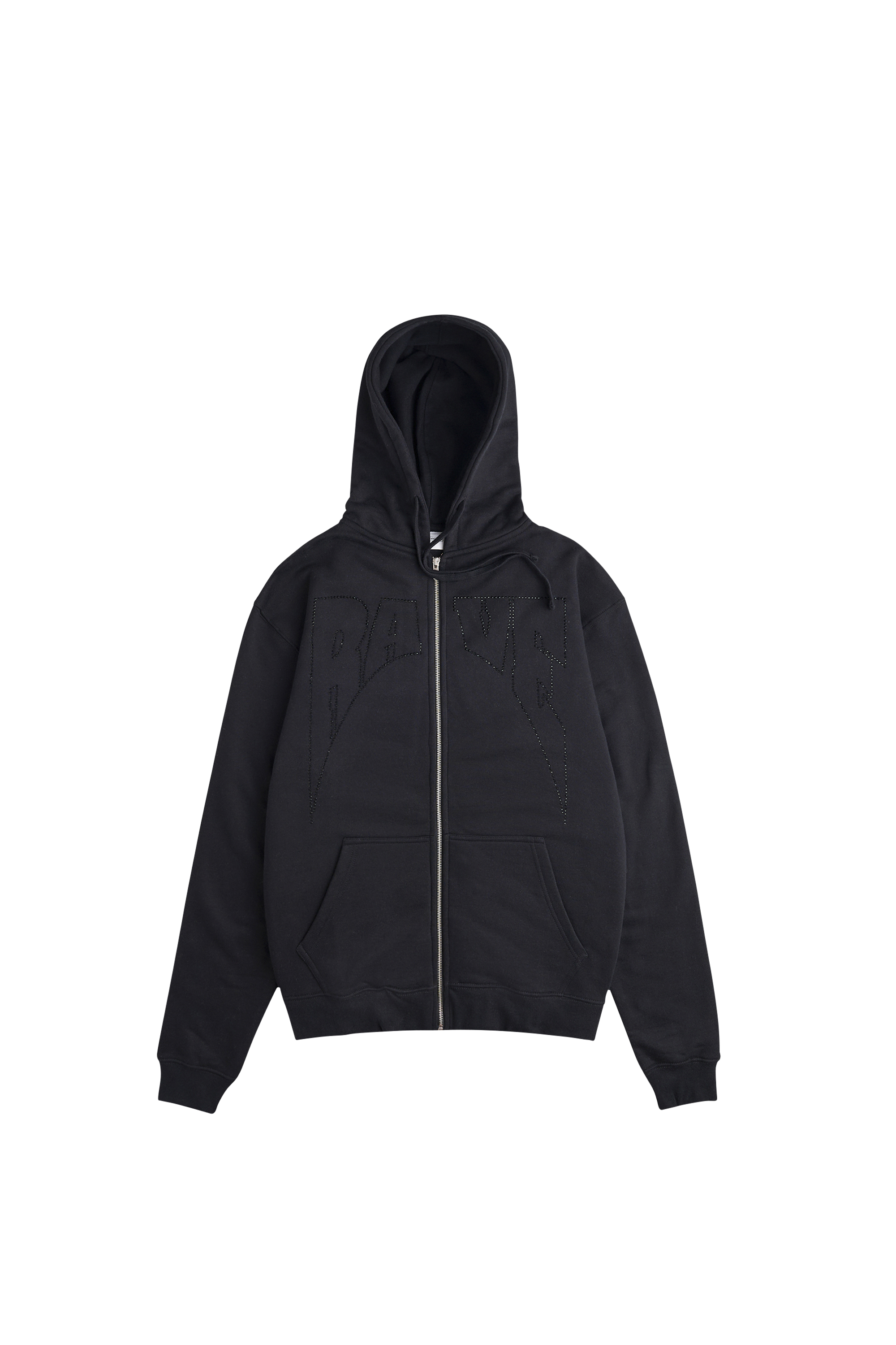 Zip-up hoodie Black