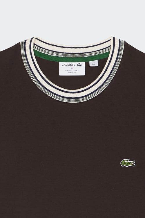 LACOSTE T-shirt Marron