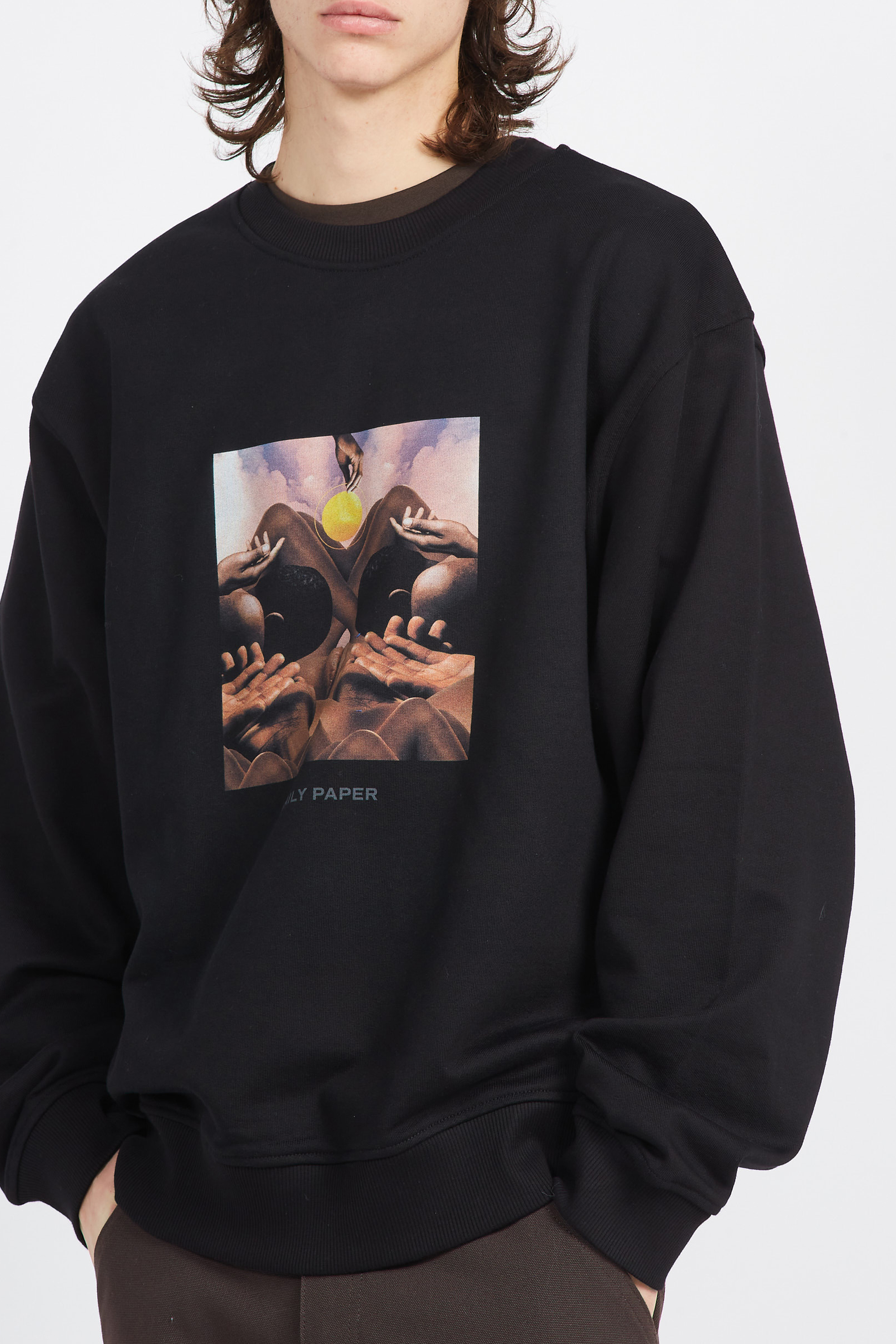 Sweatshirt | Noir DAILY PAPER Homme