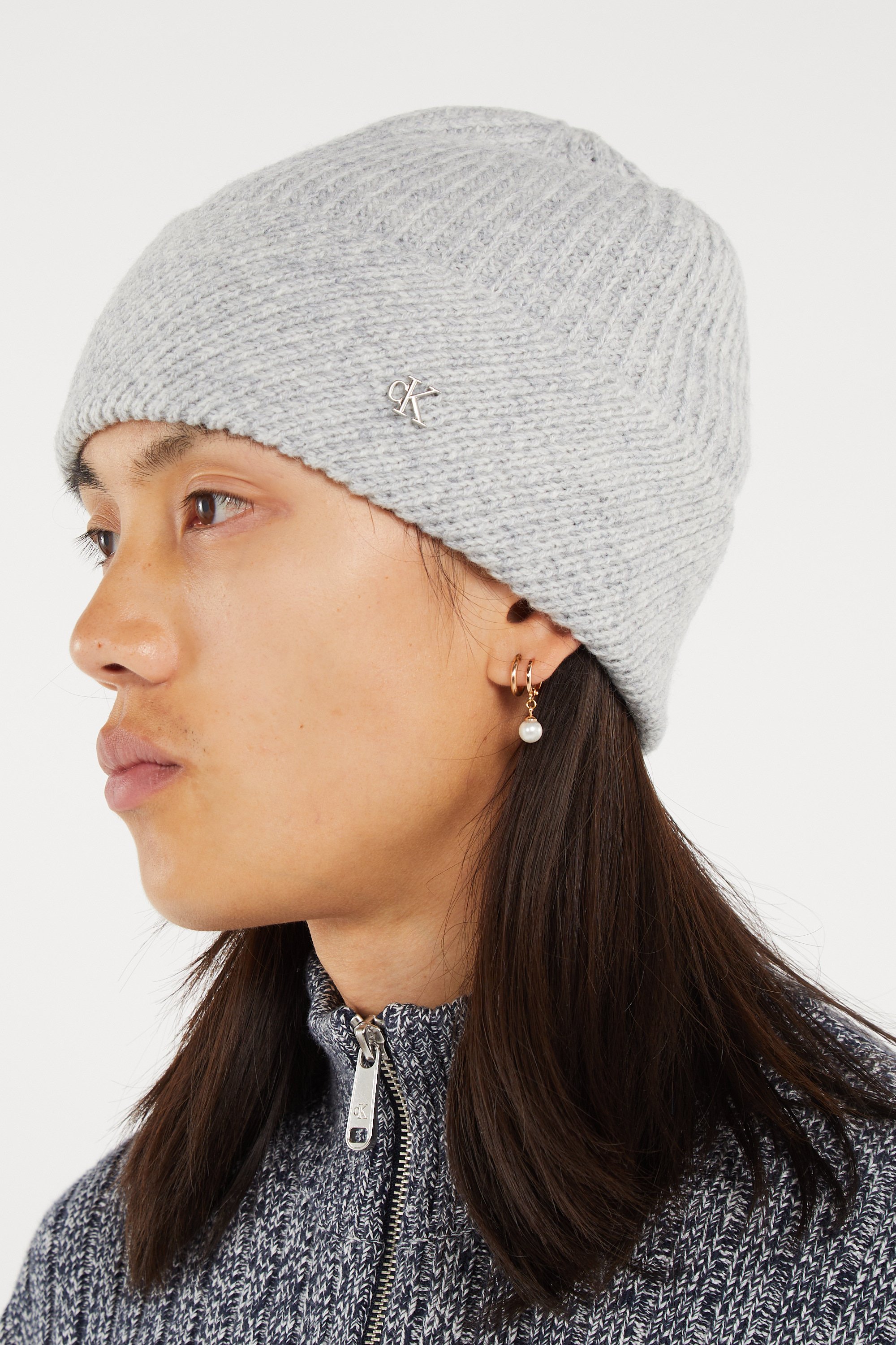 Bonnet | Gris CALVIN KLEIN Homme