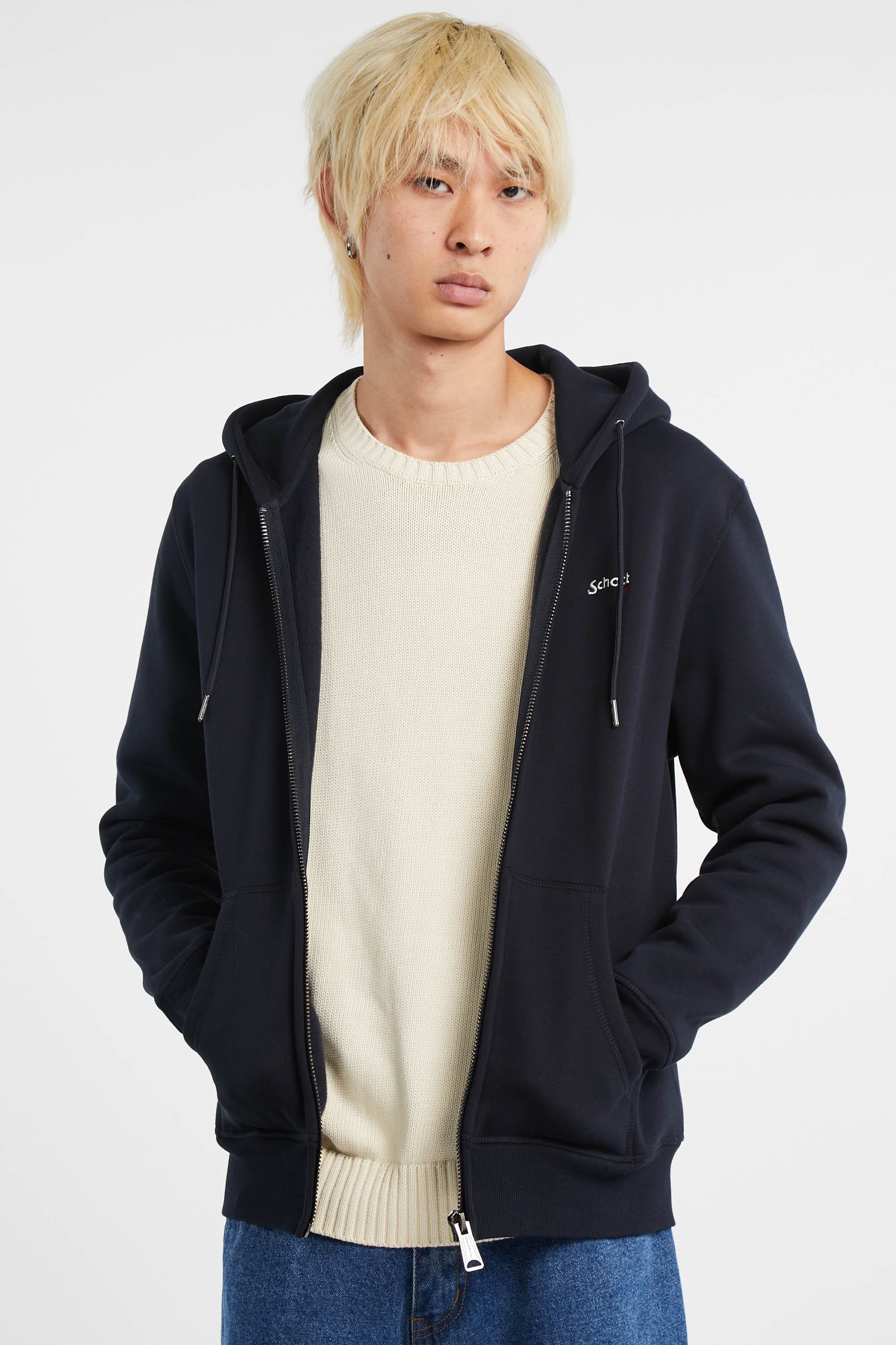 Zip-up hoodie Blue
