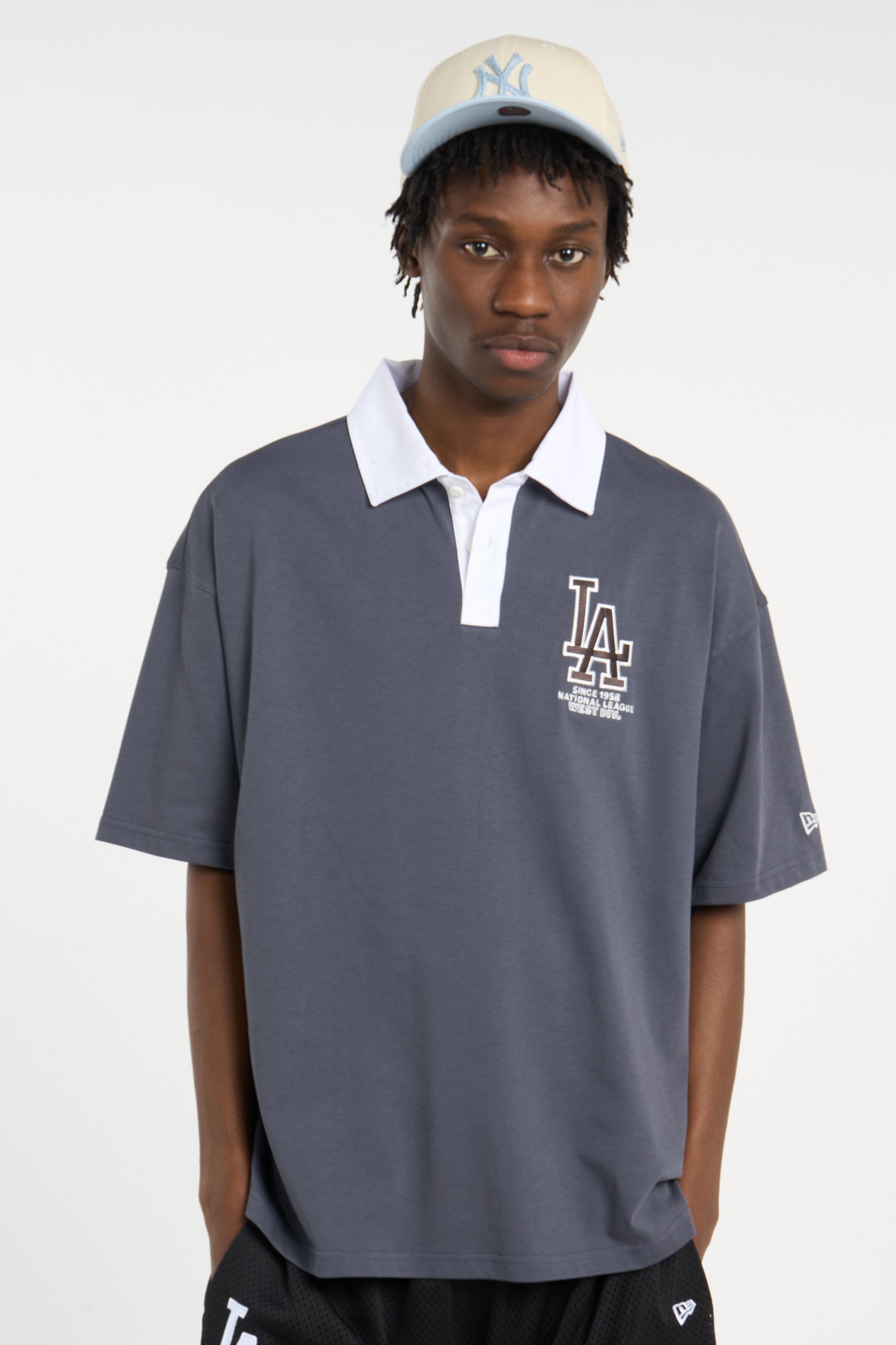 Short-sleeved polo shirt | Blue NEW ERA Men