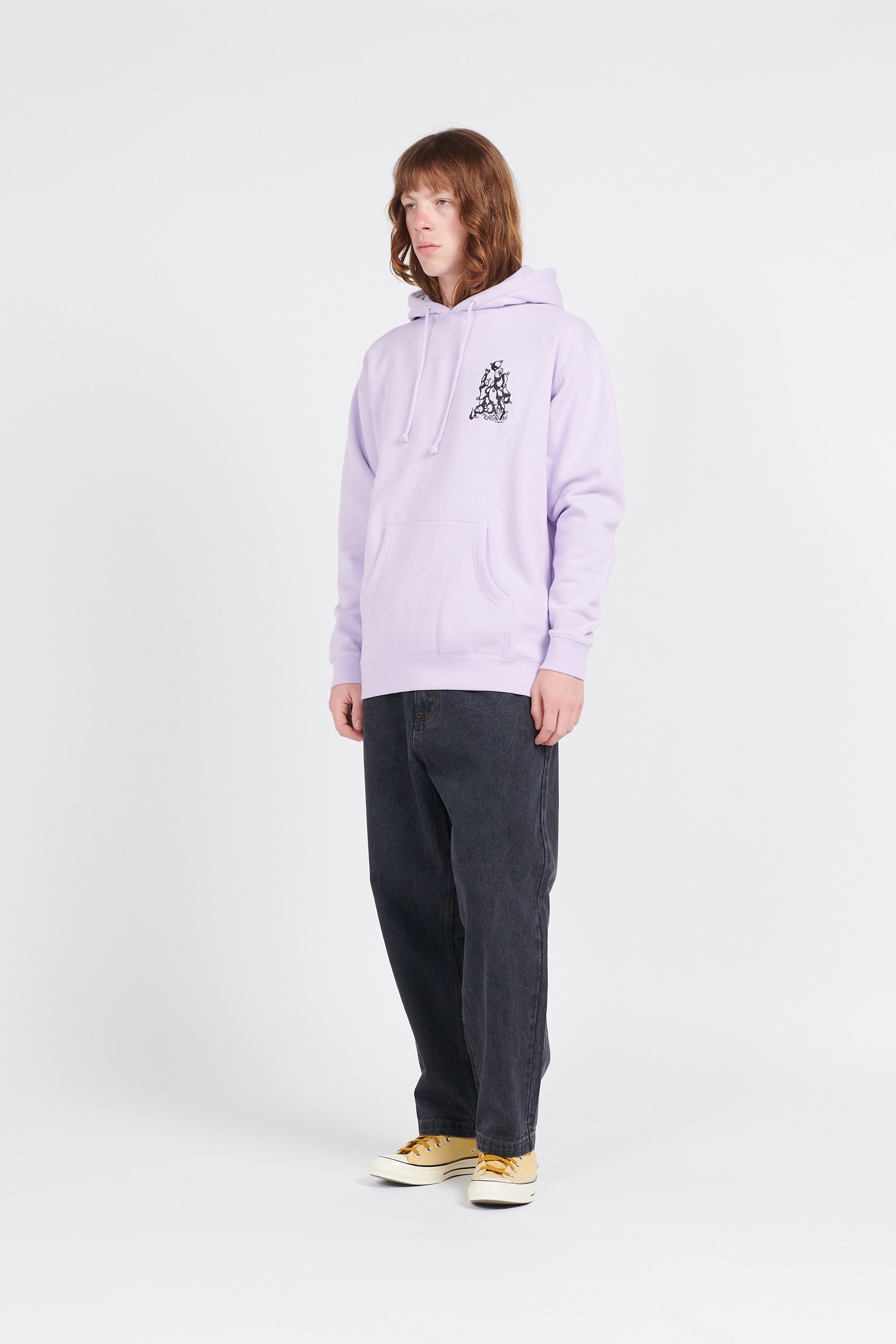 HOODIE GOUACHE Violet