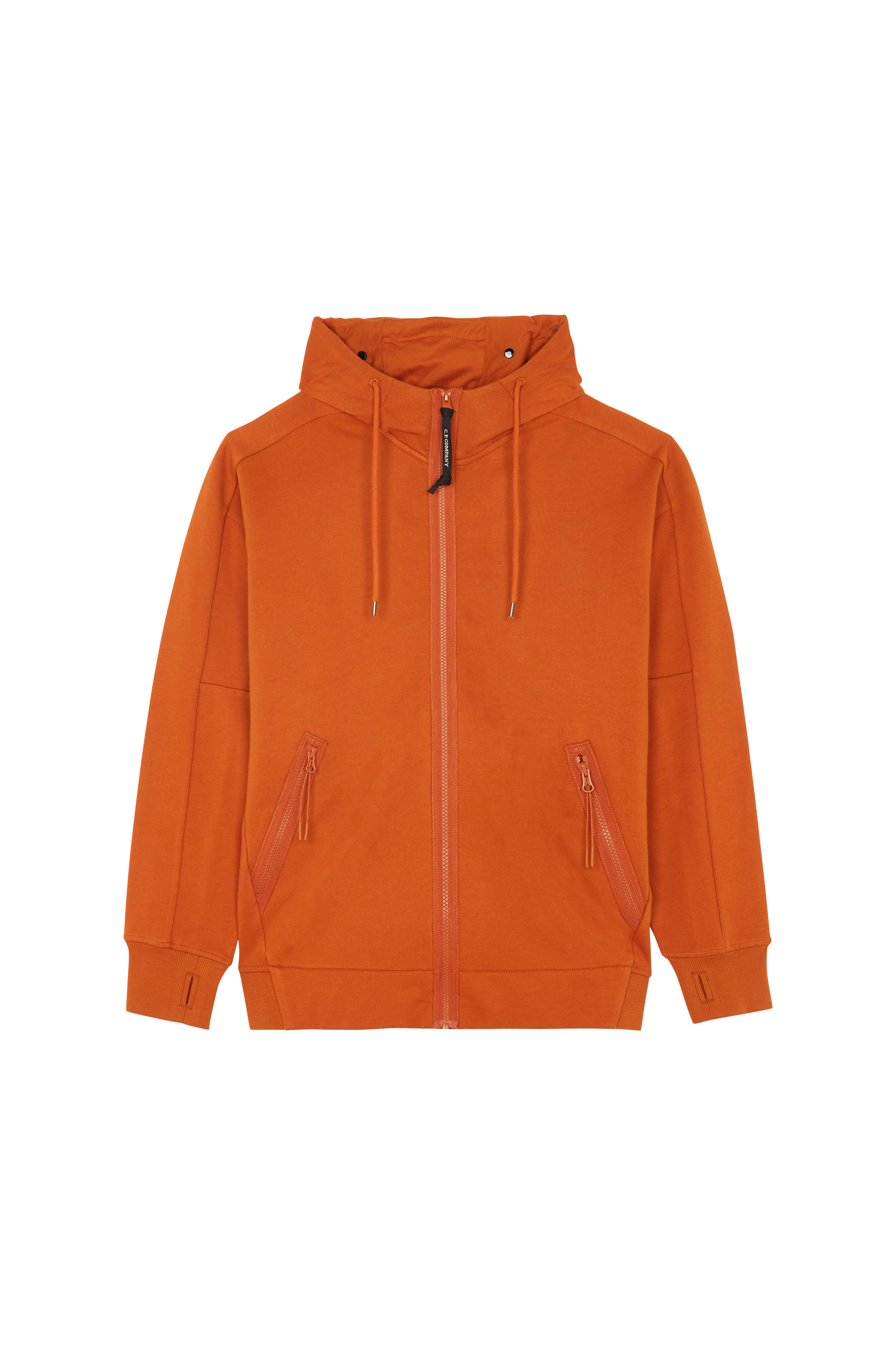 Hoodie zippée Marron