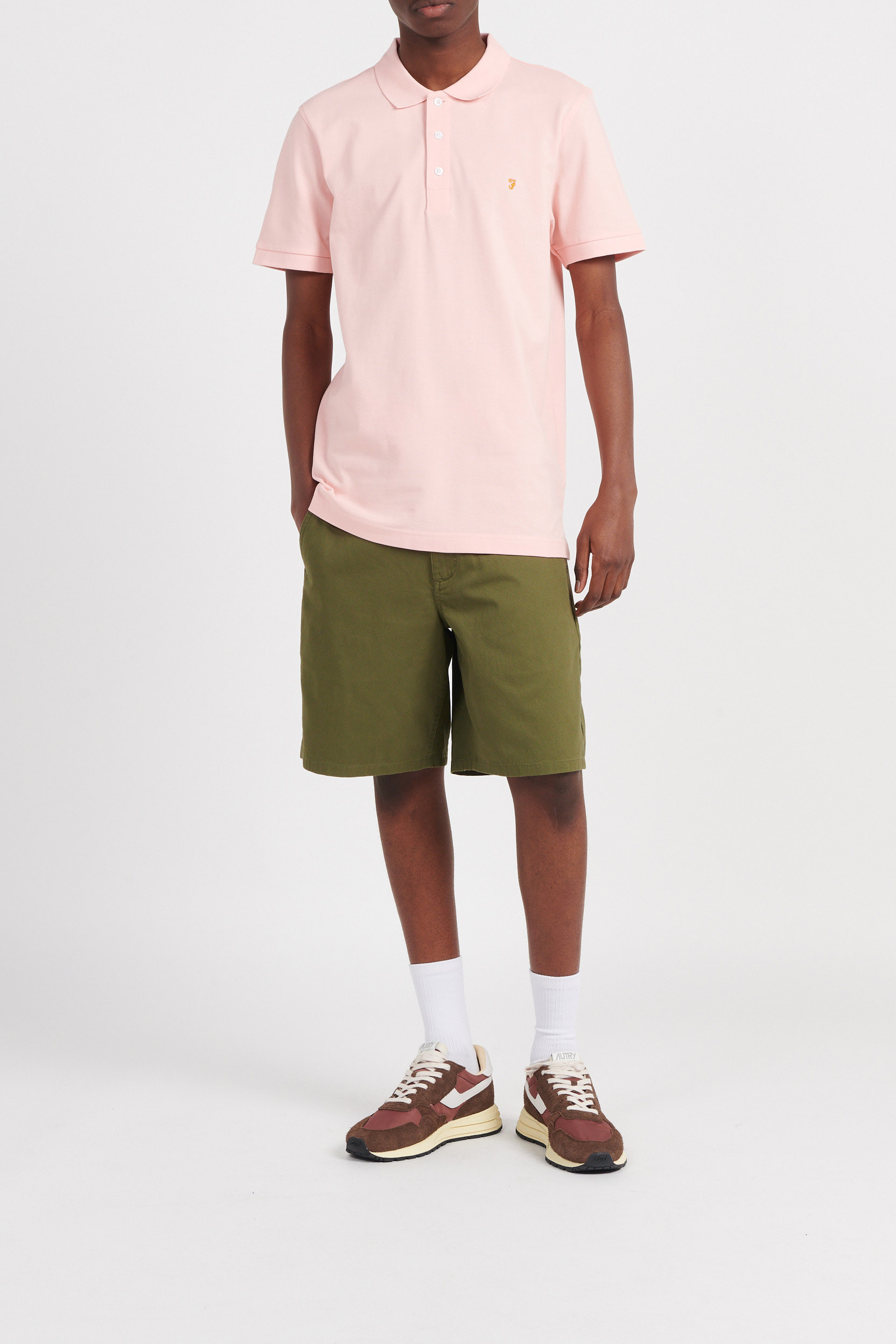 Polo à manches courtes en coton bio  FARAH Rose