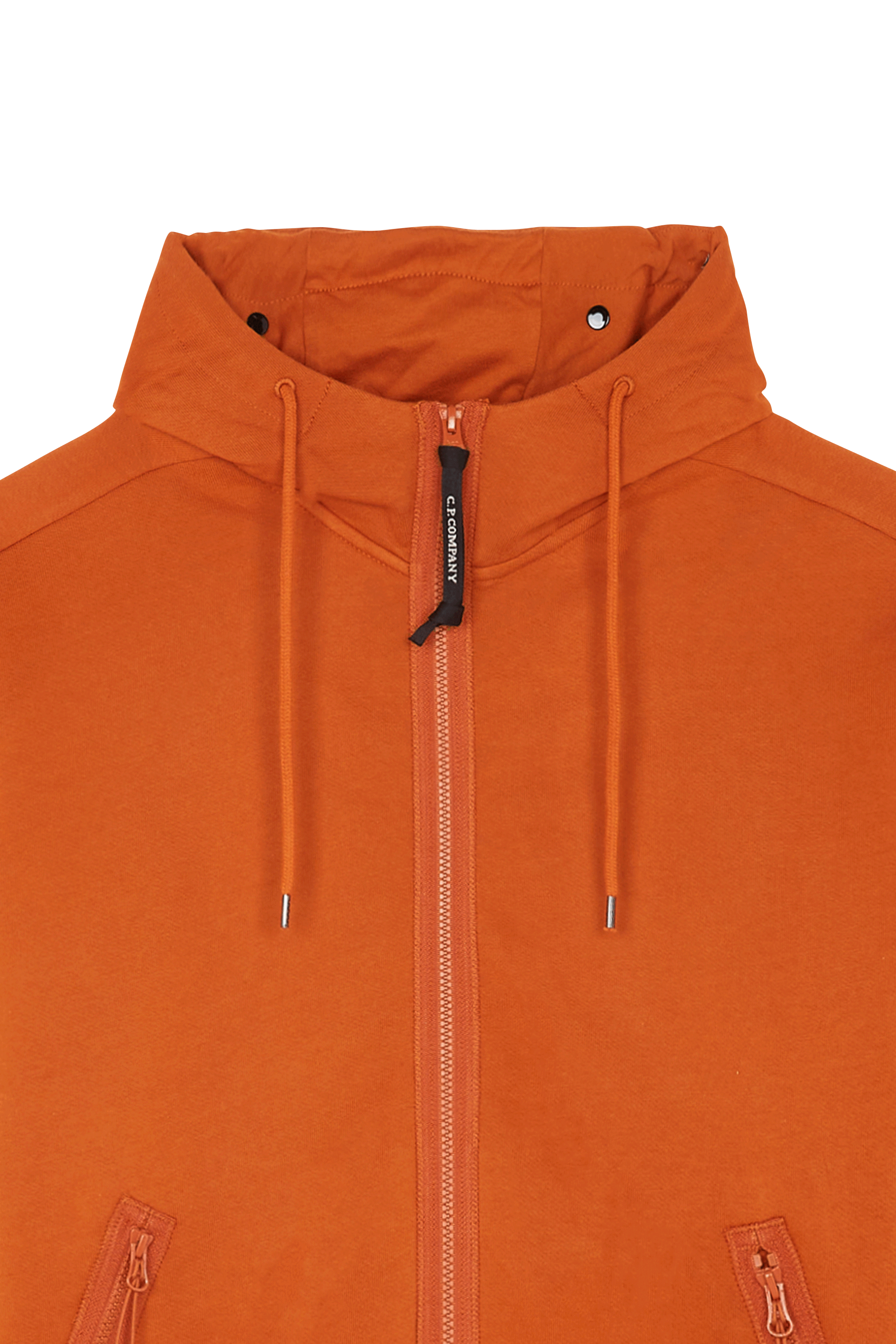 Hoodie zippée Marron