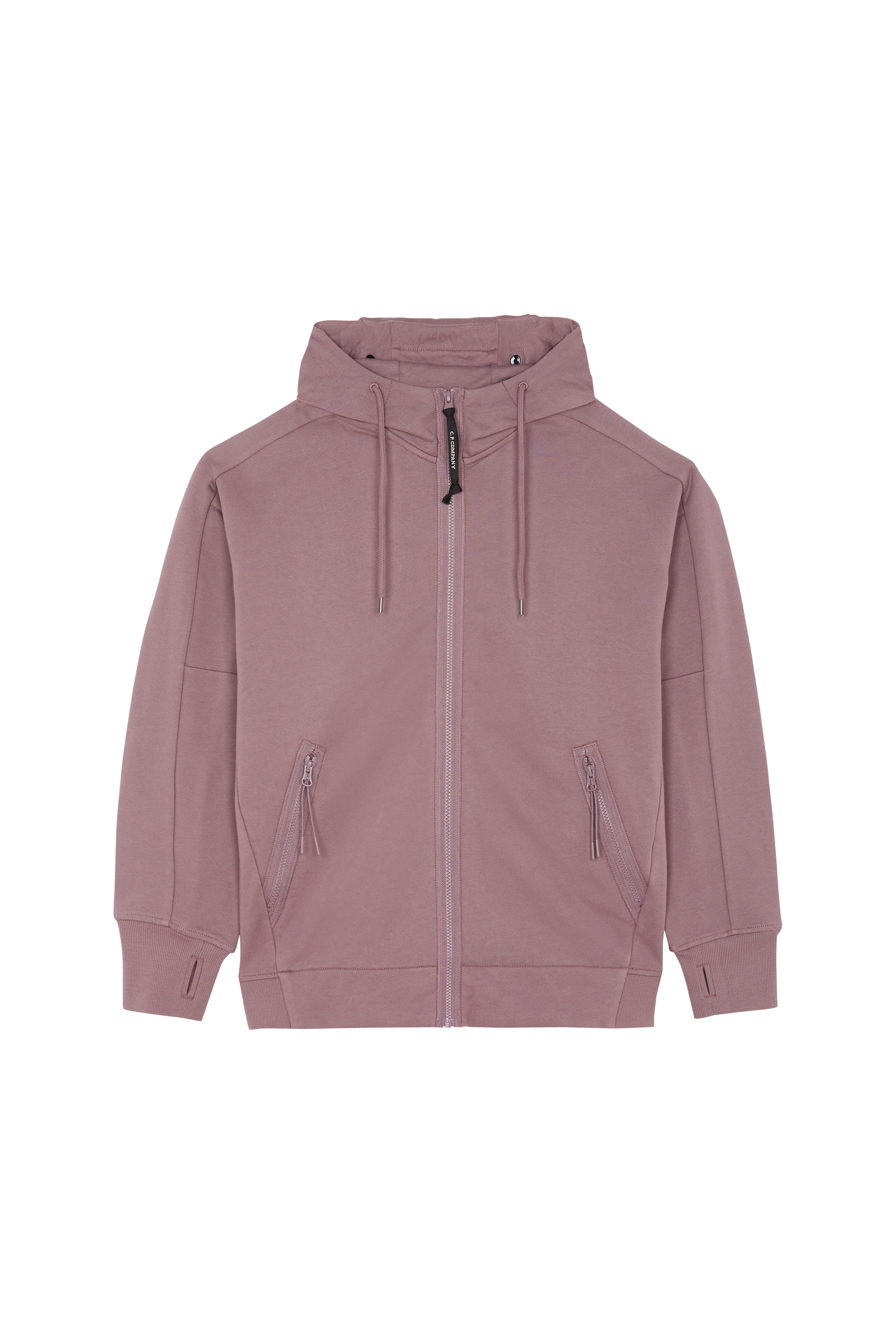 Hoodie zippée Marron