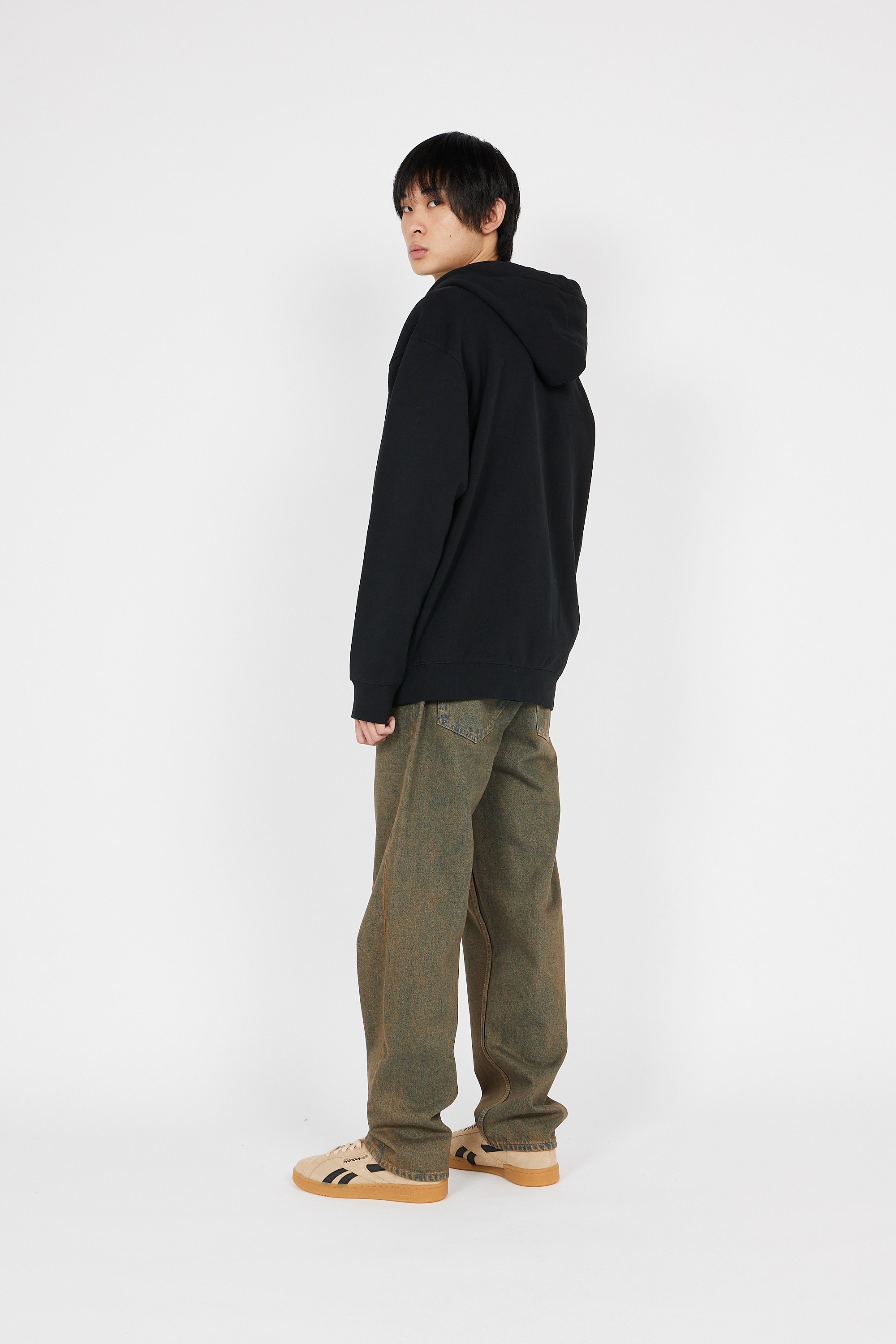 zip-up hoodie | Black by HUF zip-up hoodie Black