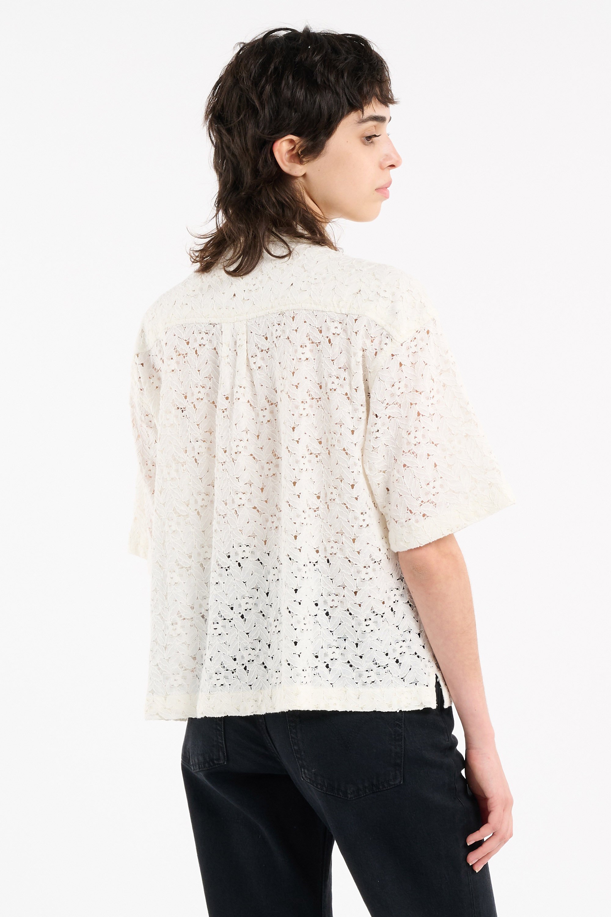 Cotton blend shirt | White LEVI'S Women