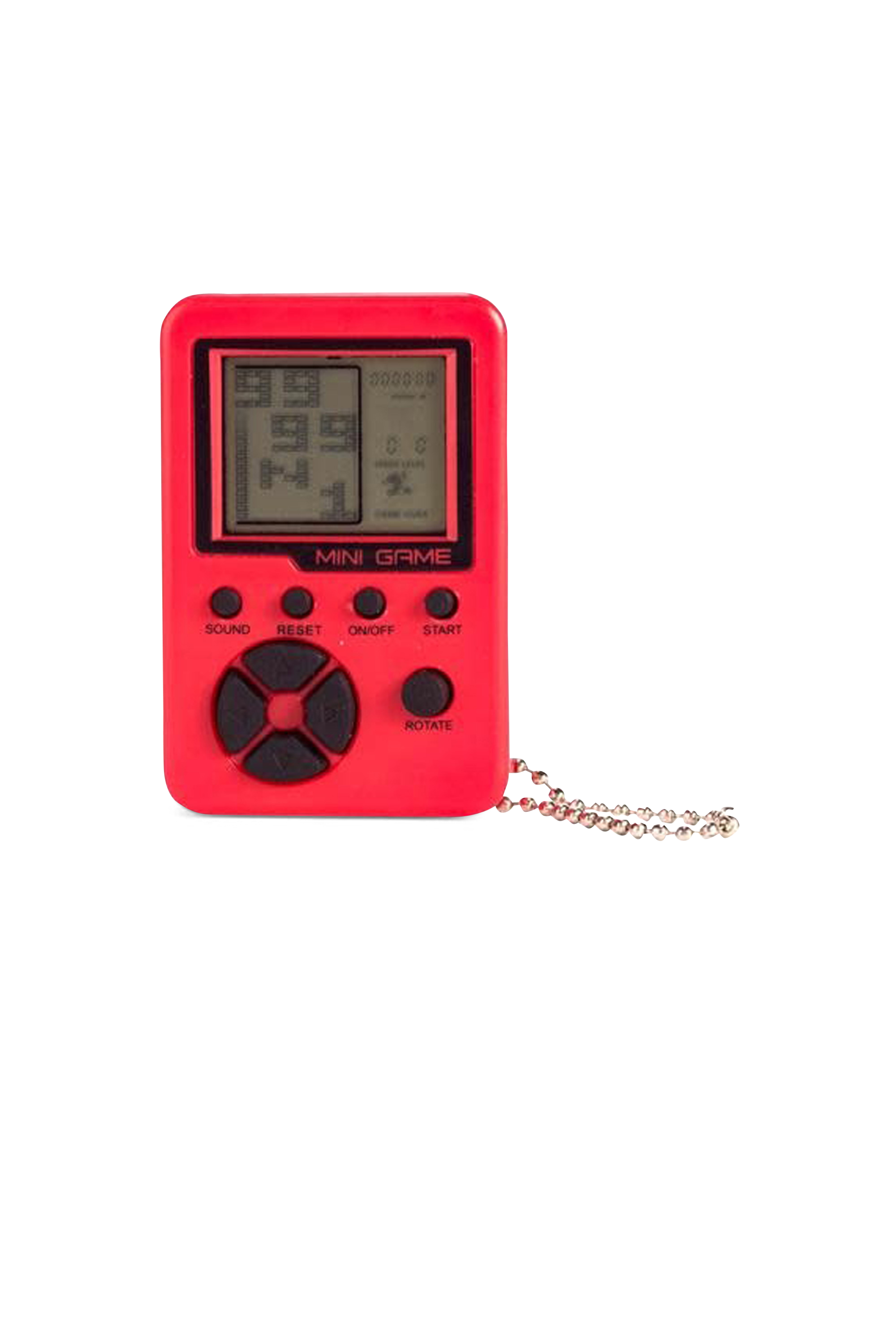 Arcade game console keychain Red