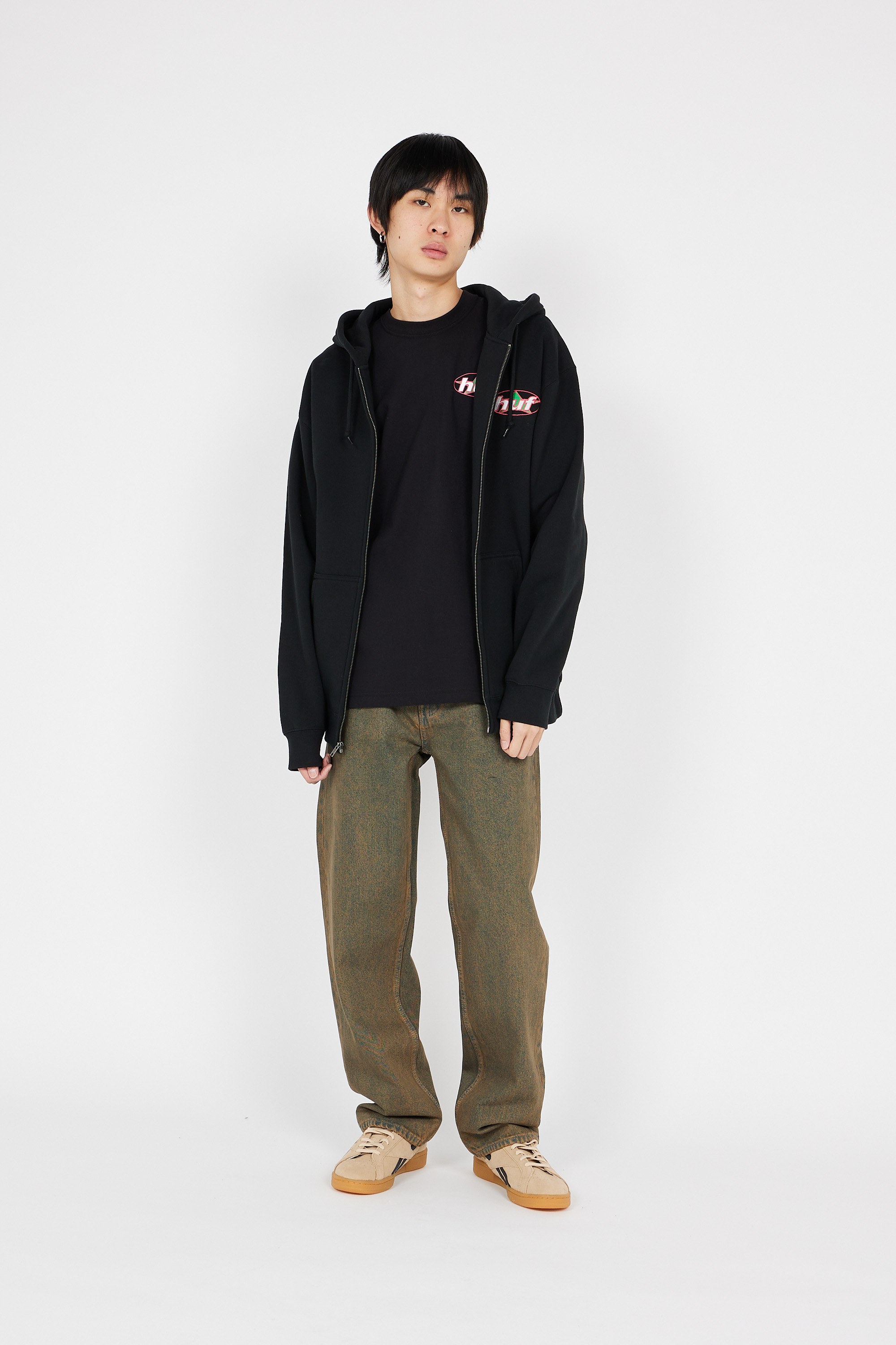 Hoodie zippé Noir