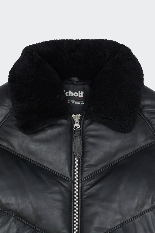 SCHOTT Veste Noir
