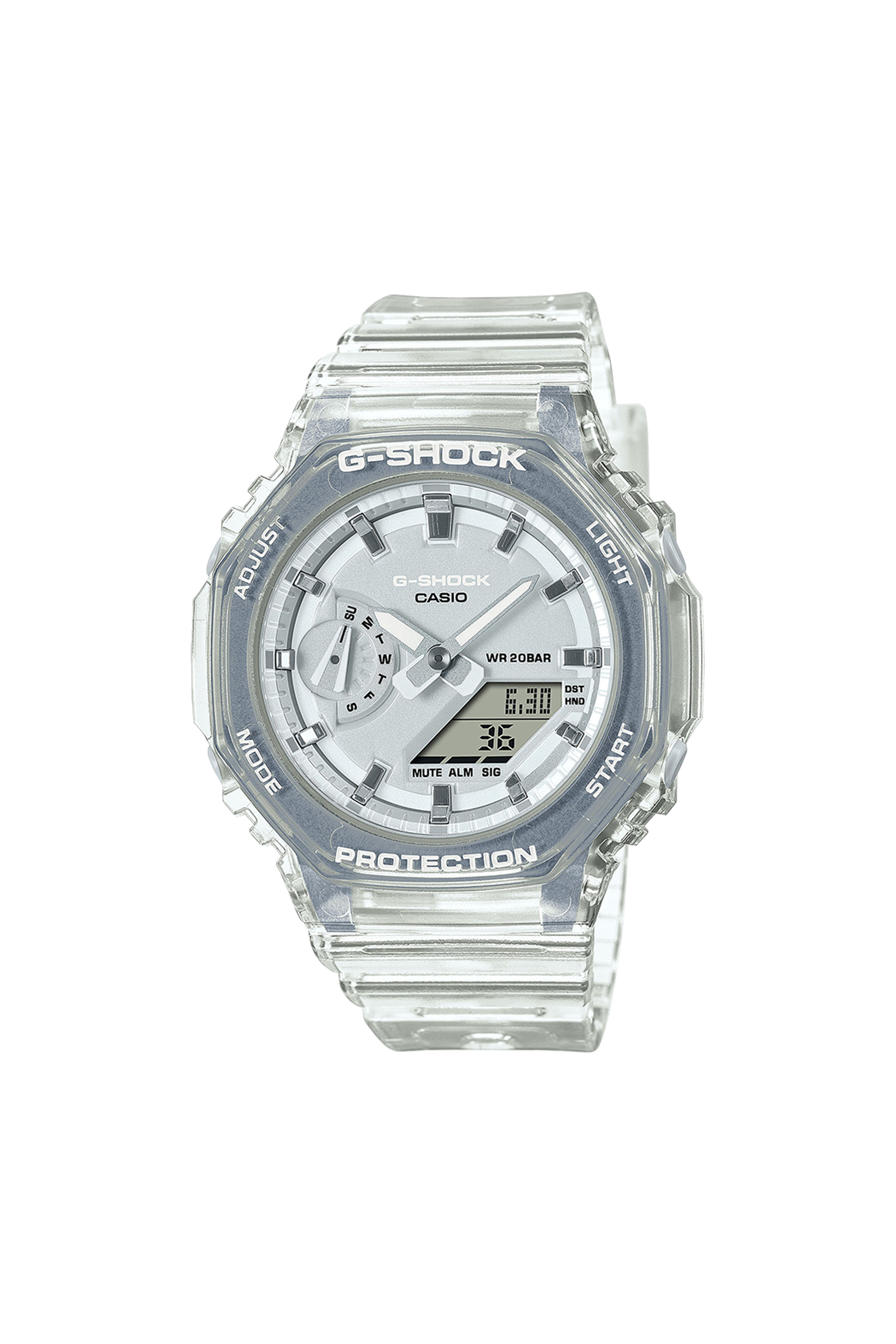 Auto-Illuminator resin watch CASIO G-SHOCK White
