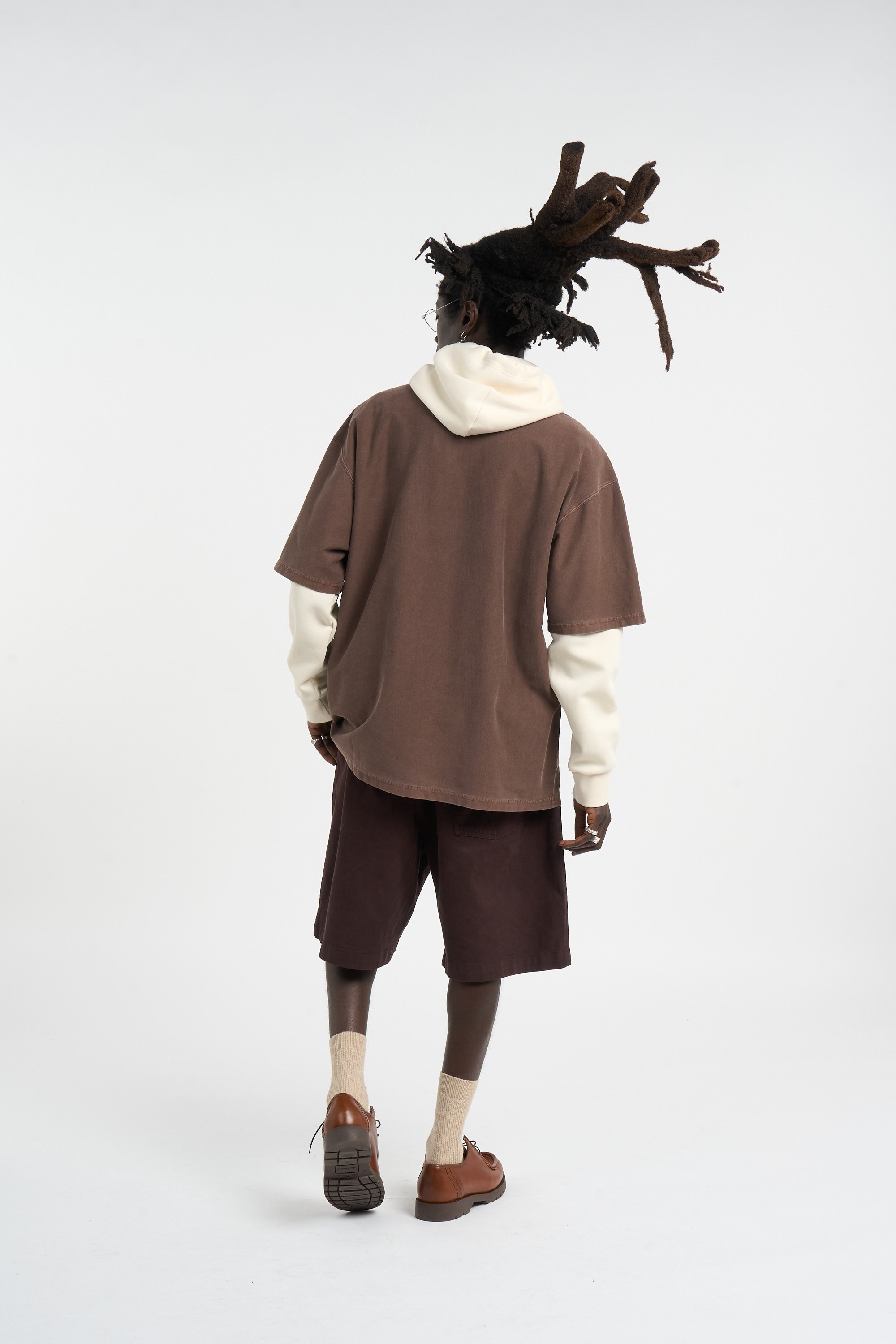 Regular-fit round-neck cotton T-shirt | Brown CARHARTT WIP Men