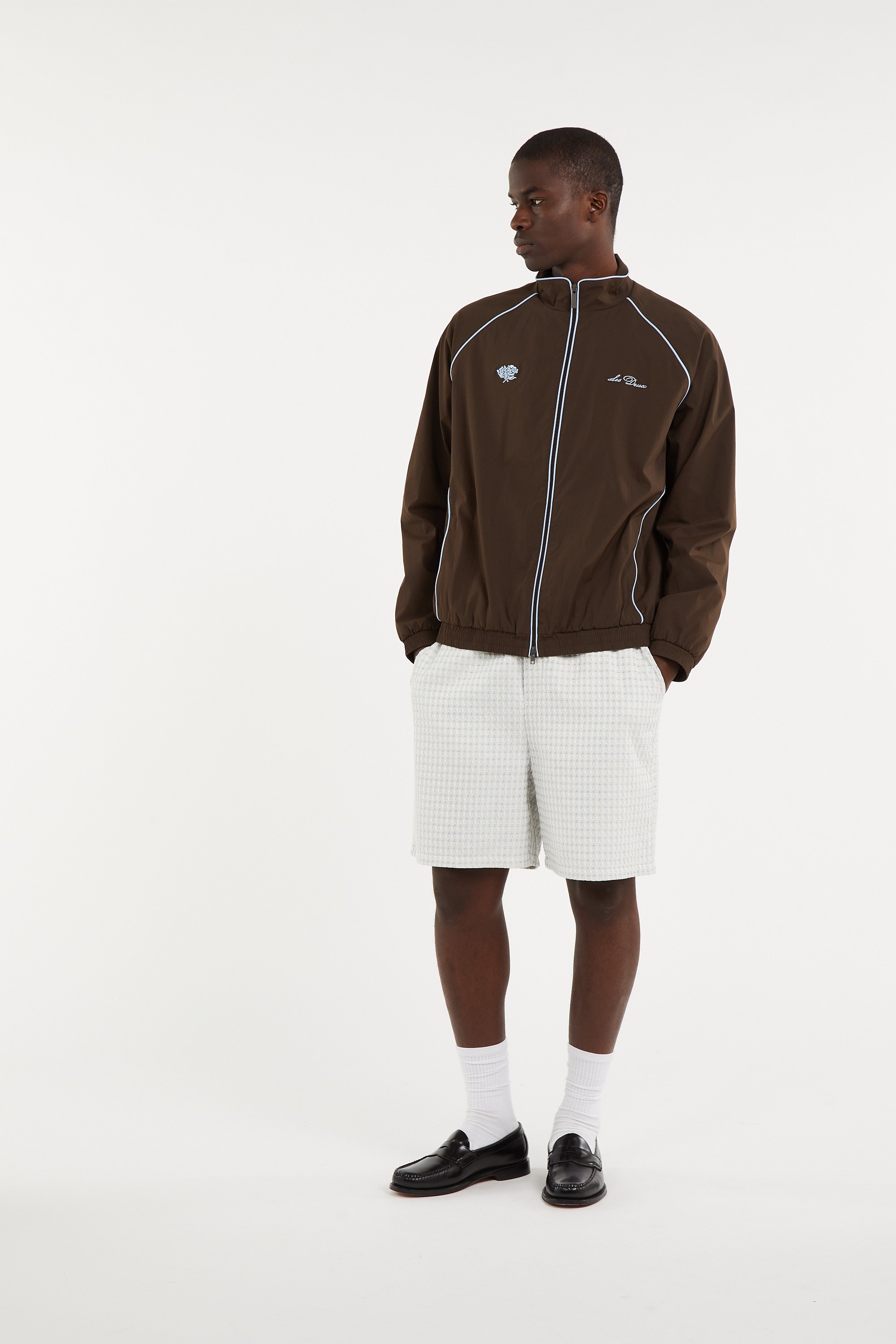Short droit en coton LES DEUX Blanc