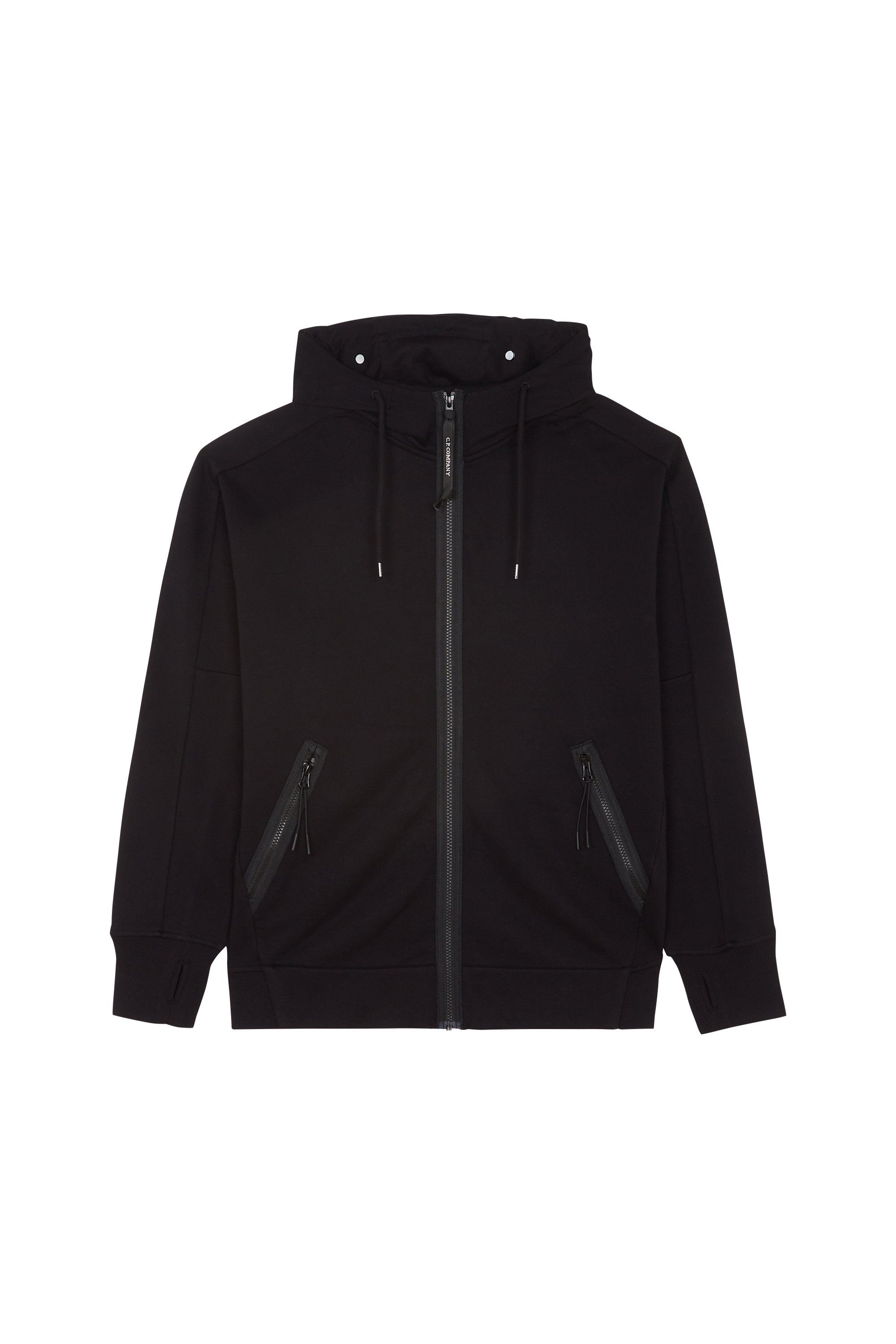 Zip-up hoodie Black