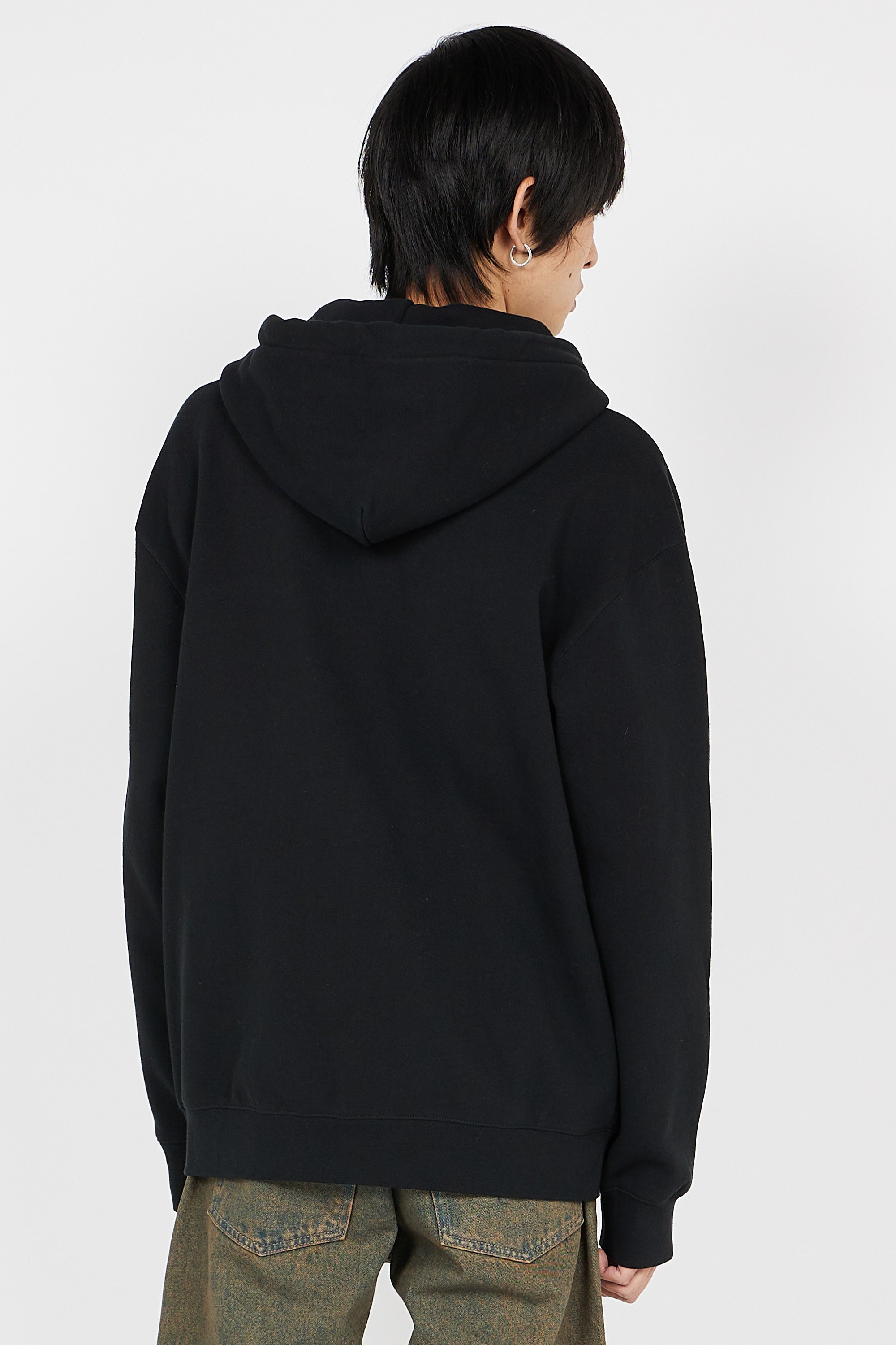 zip-up hoodie | Black by HUF zip-up hoodie Black