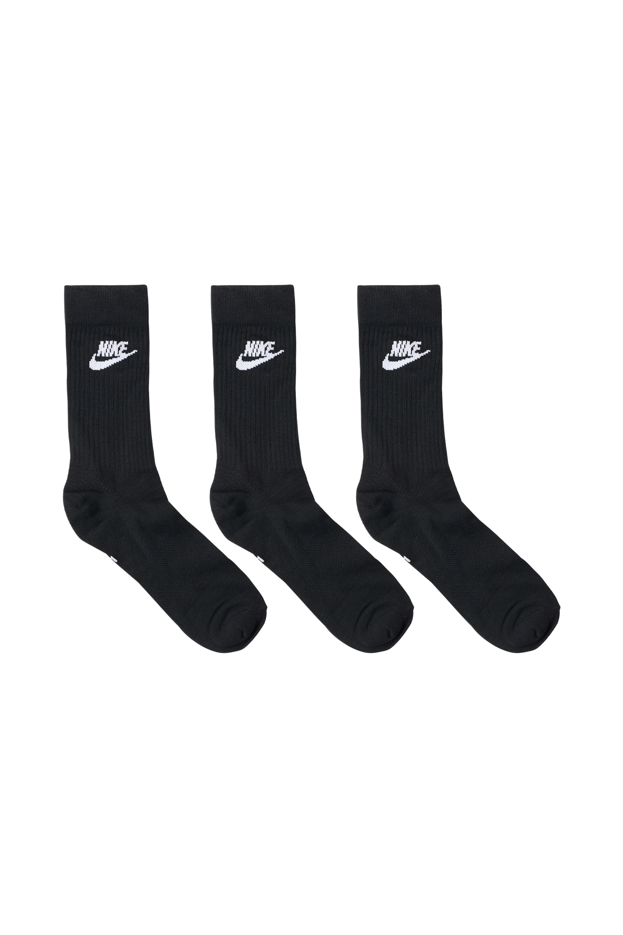 set of 3 pairs of socks Black