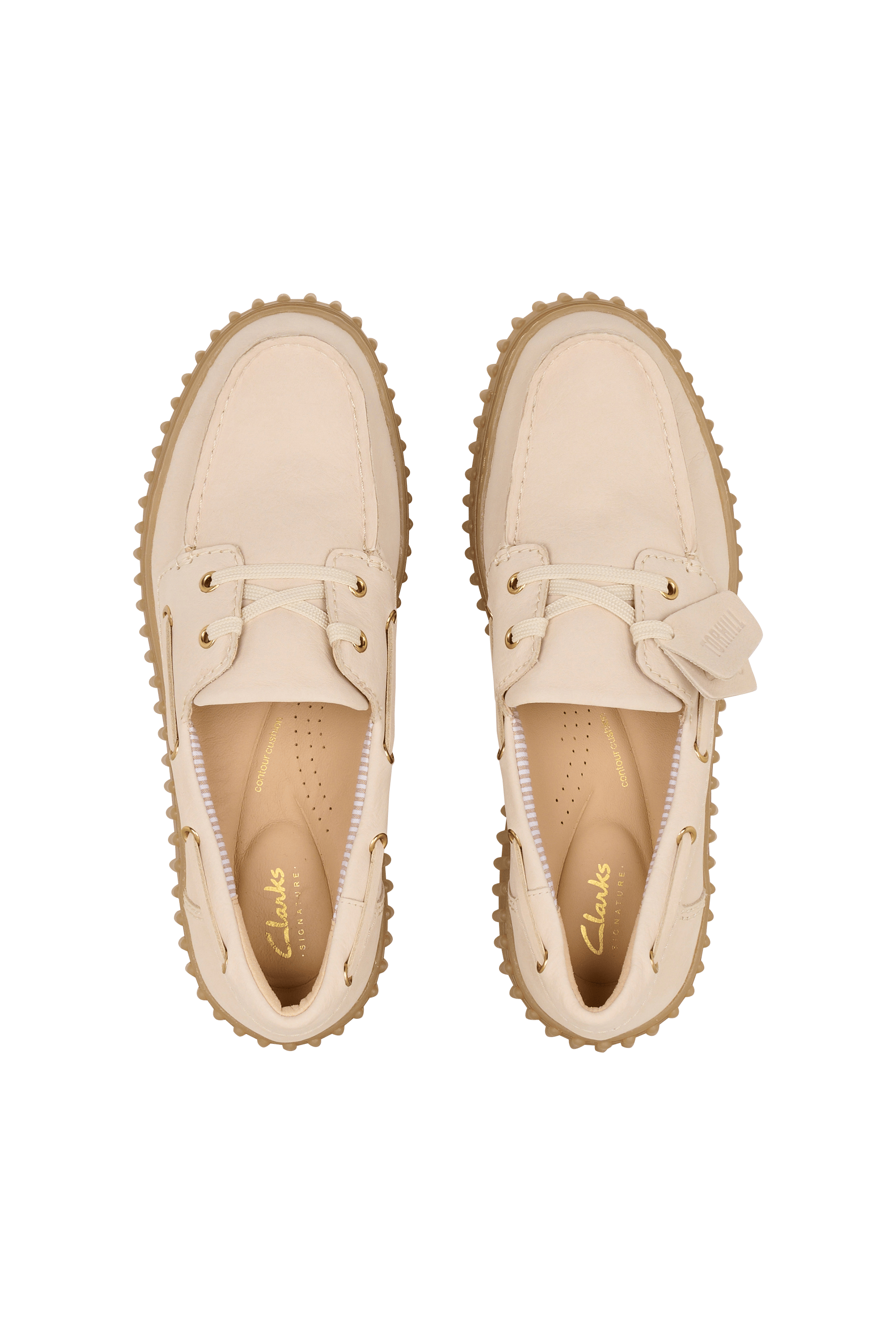 Boat shoes CLARKS ORIGINALS Beige