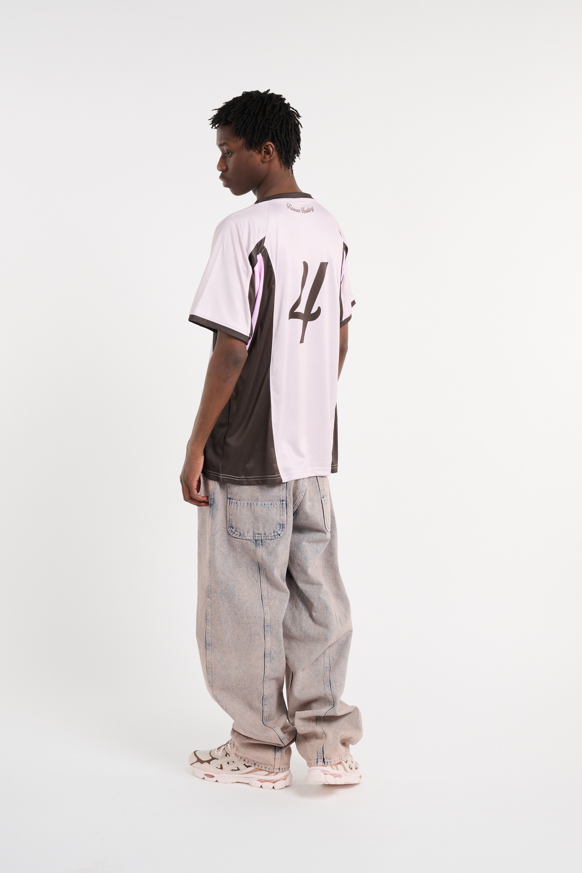 Regular-fit round-neck cotton T-shirt Black