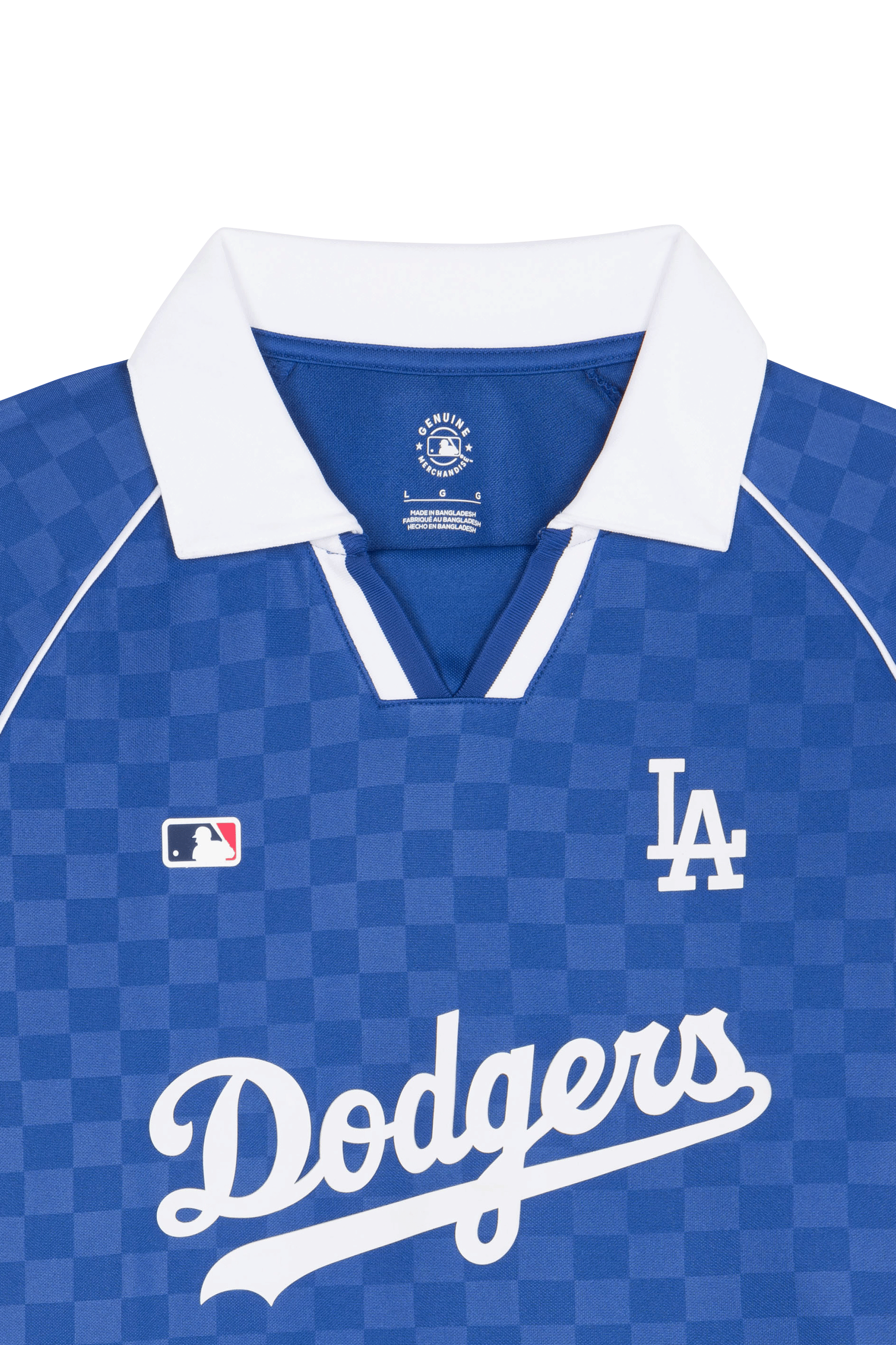 Straight cut short sleeve jersey Blue