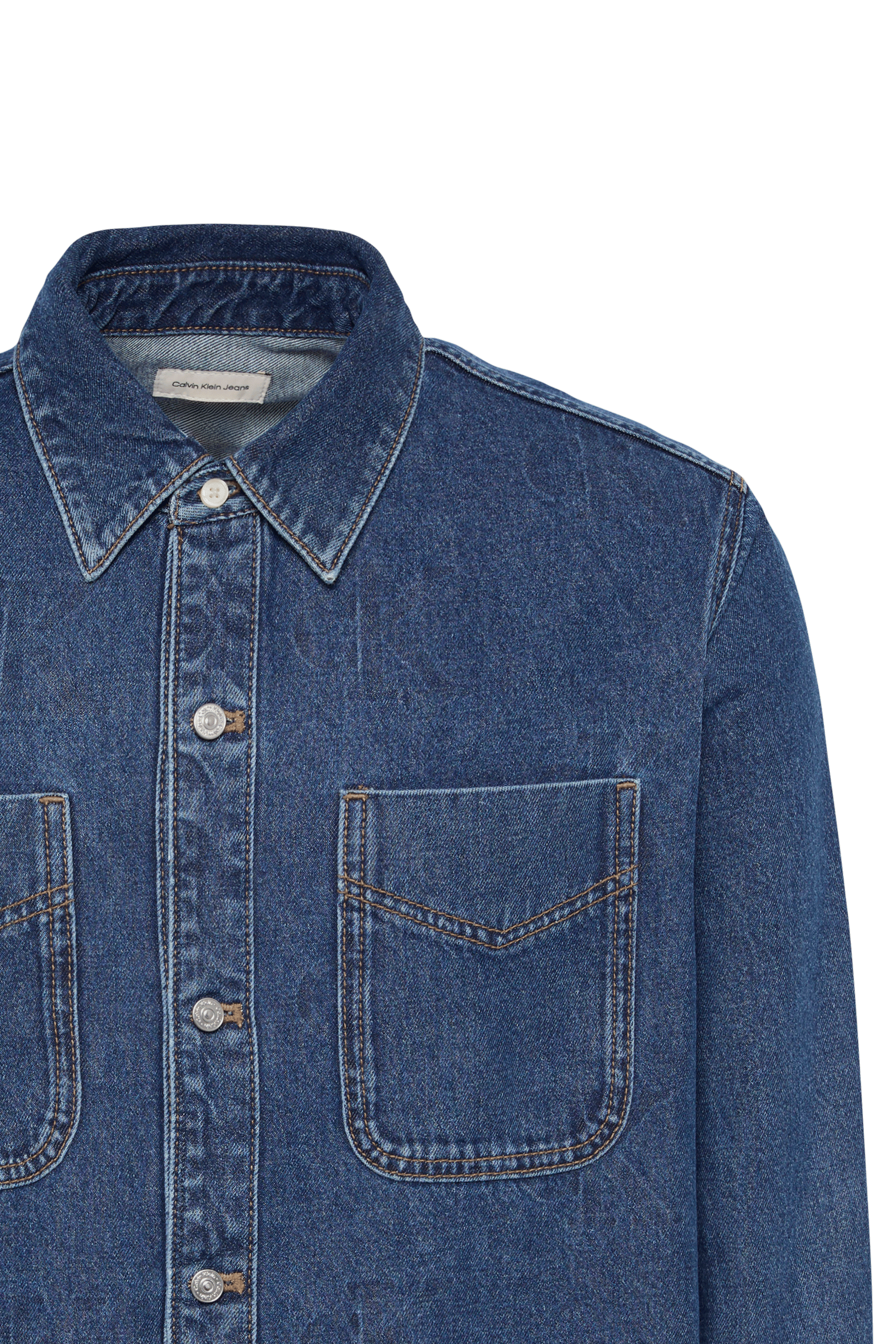 Chemise en denim | Bleu CALVIN KLEIN Homme