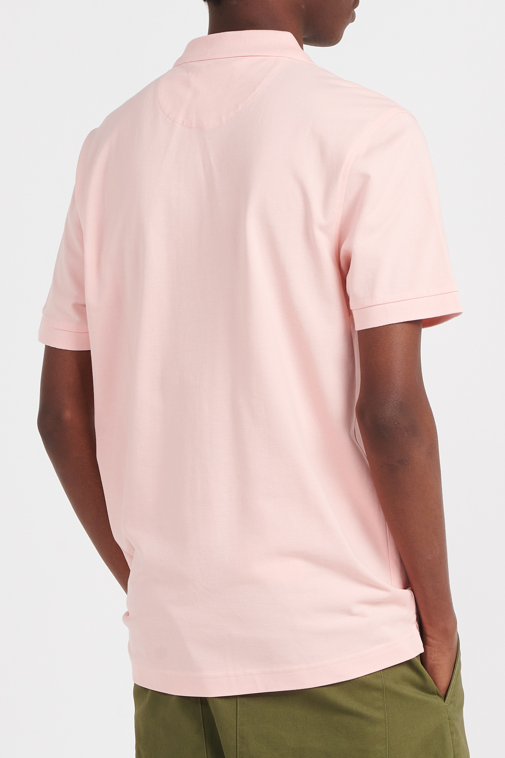 Polo à manches courtes en coton bio  | Rose FARAH Homme