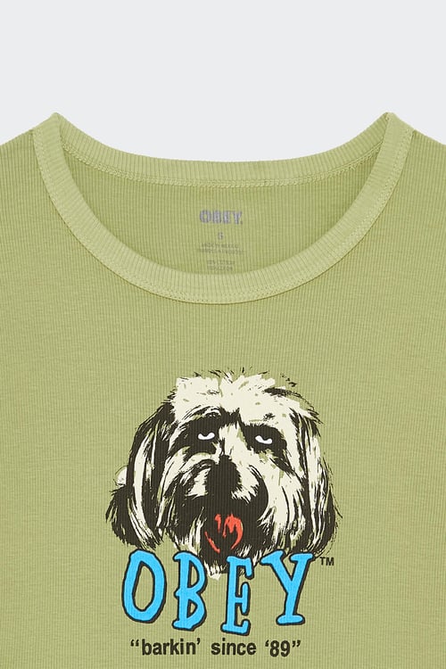OBEY T-shirt Vert