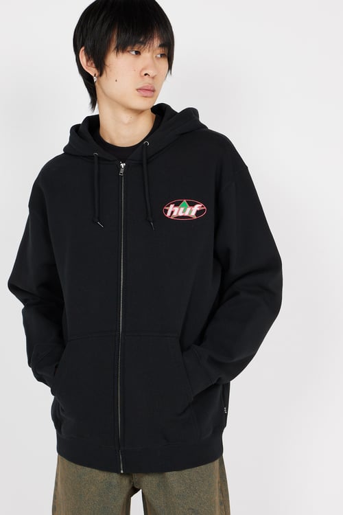 HUF Hoodie zippé Noir