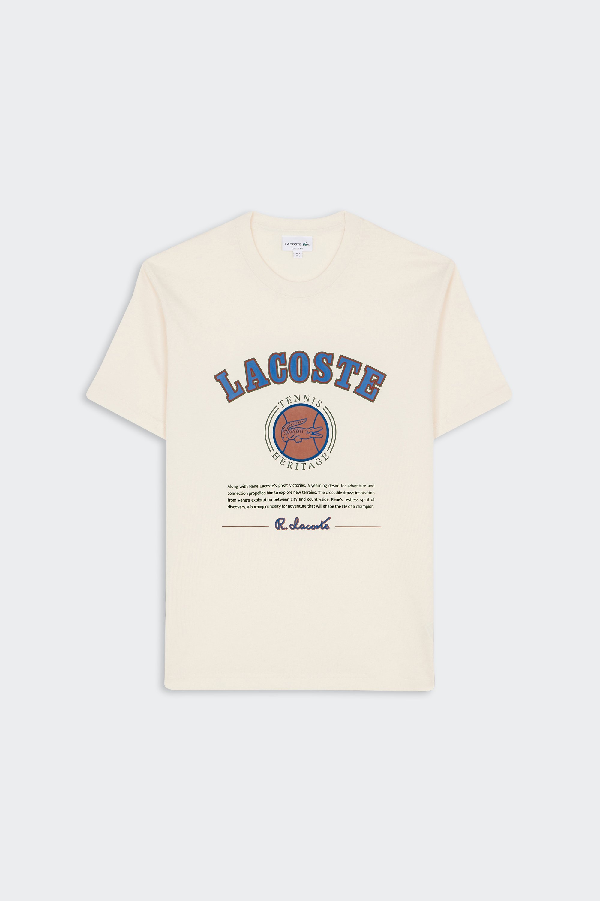 T-shirt | Beige by LACOSTE T-shirt Beige