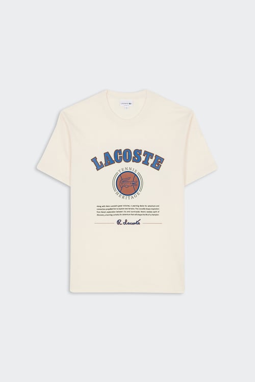 LACOSTE T-shirt Beige