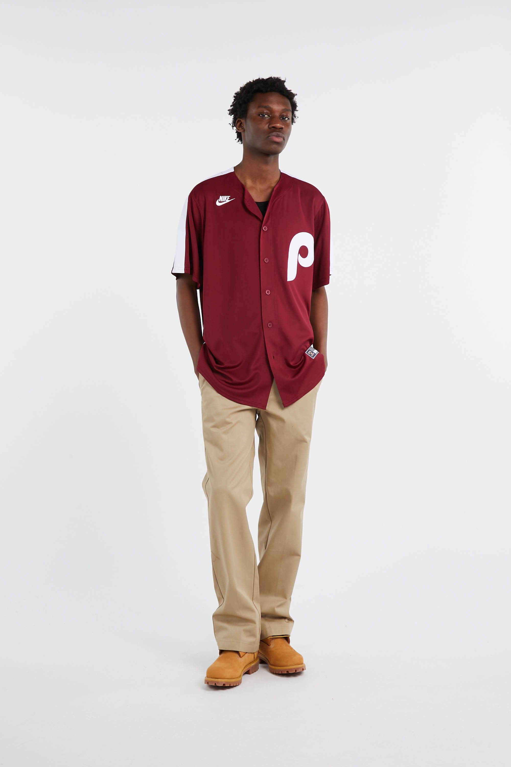 Chemise de Baseball NIKE MLB Rouge