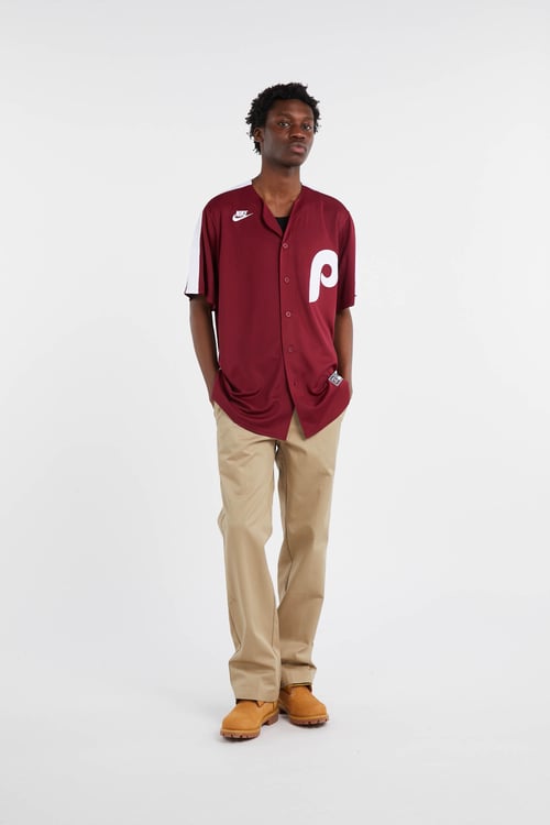 NIKE MLB Chemise de Baseball Rouge