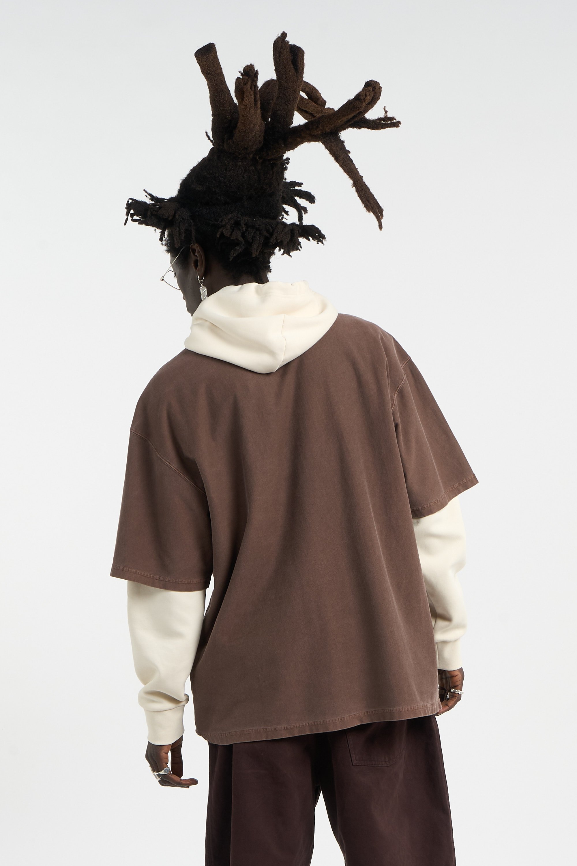 Regular-fit round-neck cotton T-shirt | Brown CARHARTT WIP Men