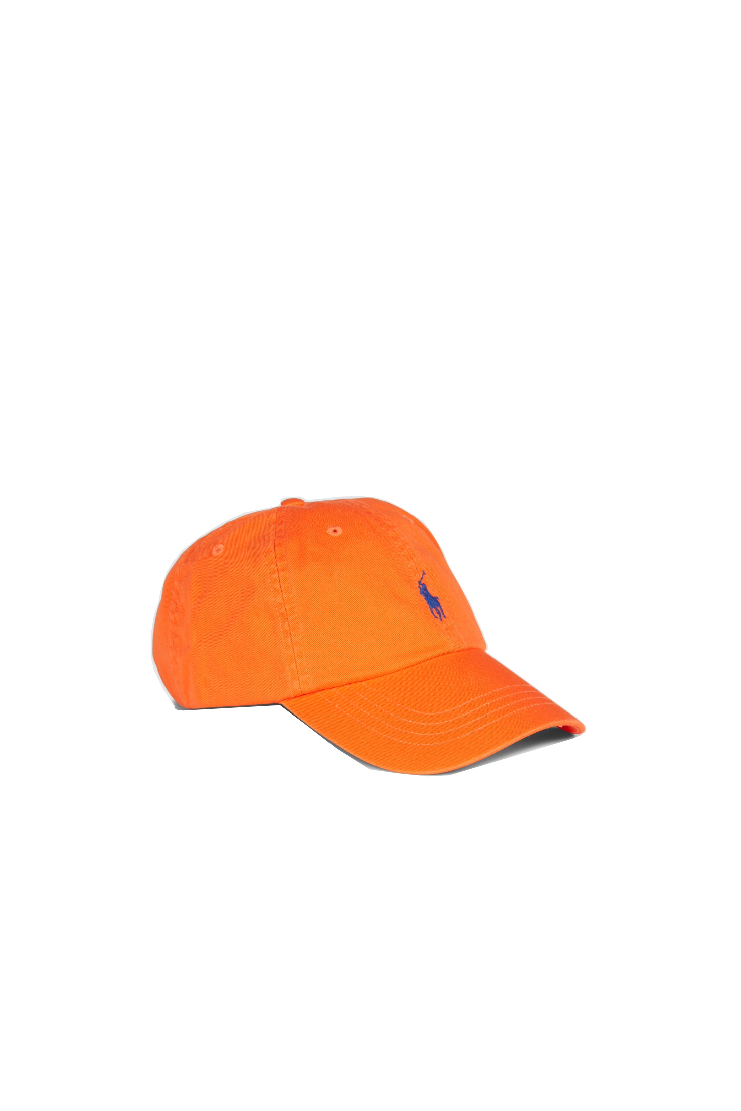 Casquette avec logo brodé en coton Orange