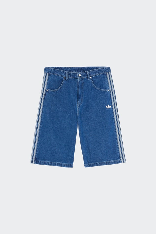 ● ADIDAS ● Denim Bermuda Shorts Bermuda Shorts Firebird Short Blue Adidas - Men | Citadium