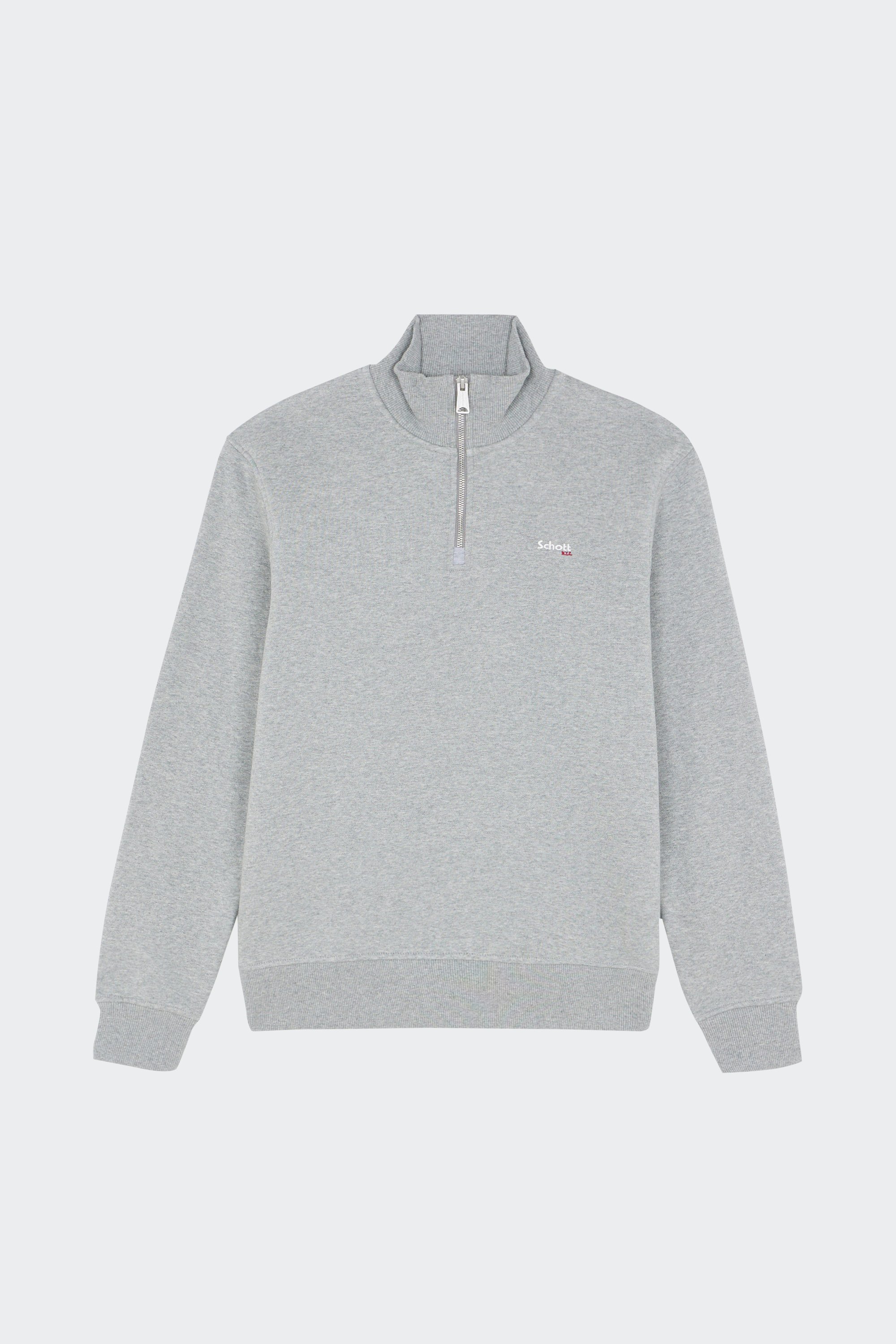 Sweatshirt | Grey by SCHOTT Sweatshirt Grey