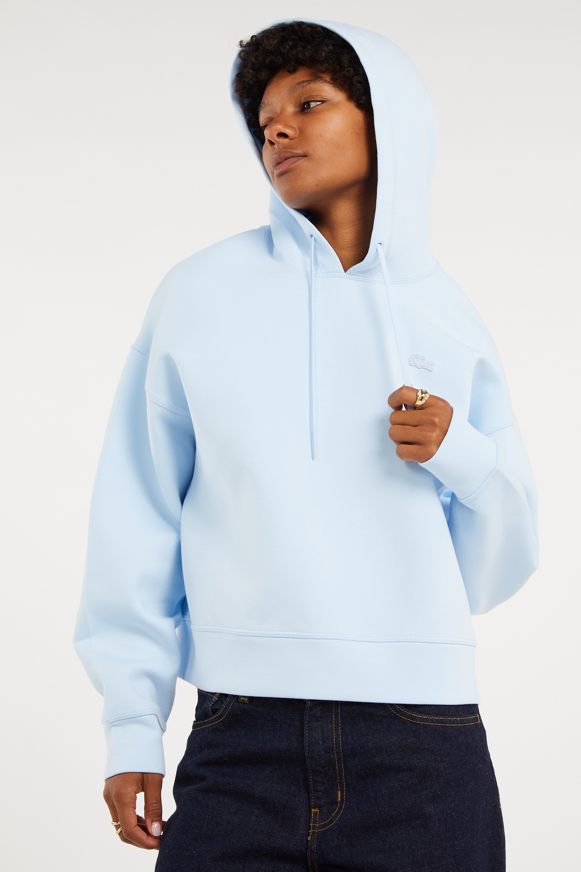 Hoodie | Bleu LACOSTE Femme