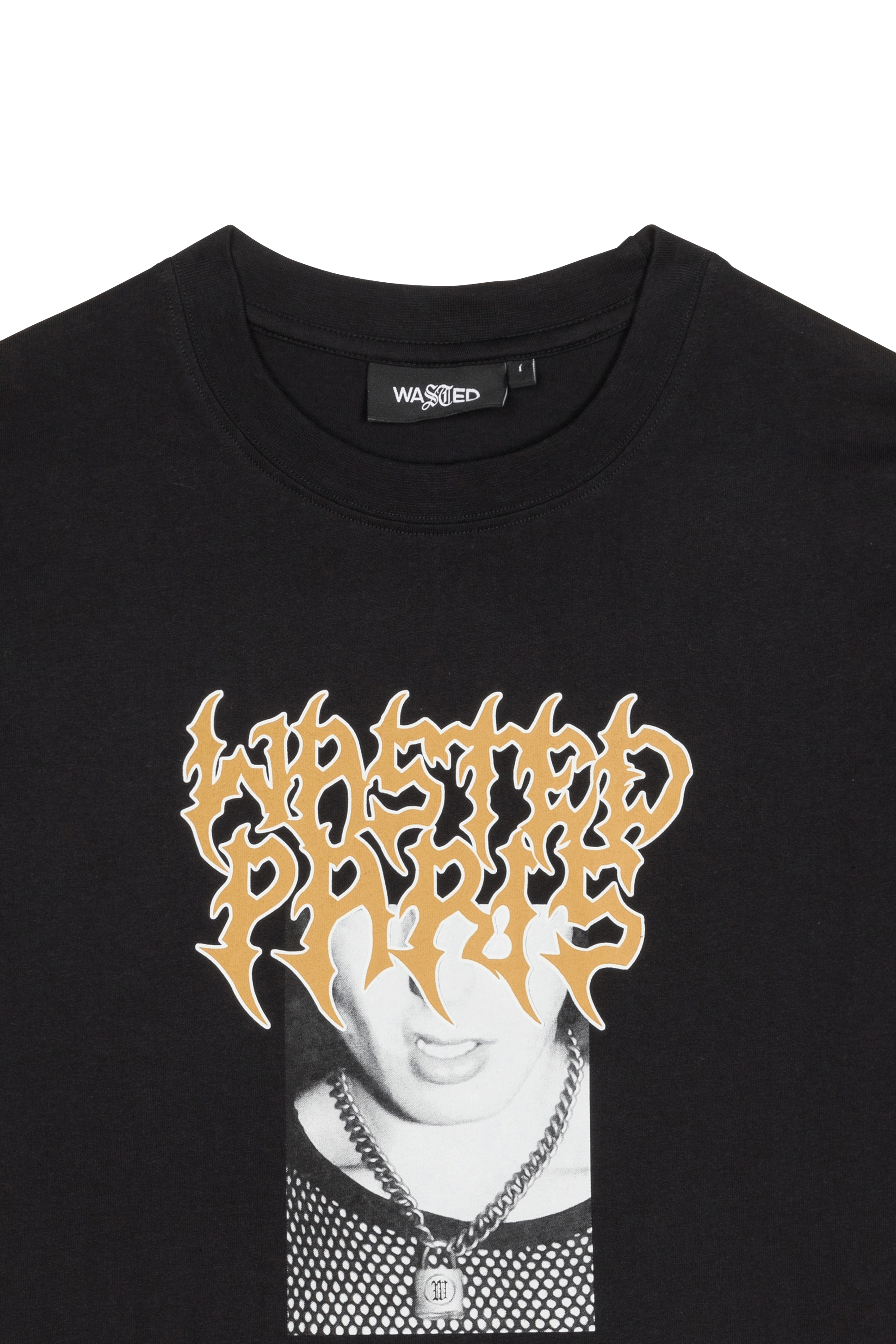 t-shirt WASTED Noir