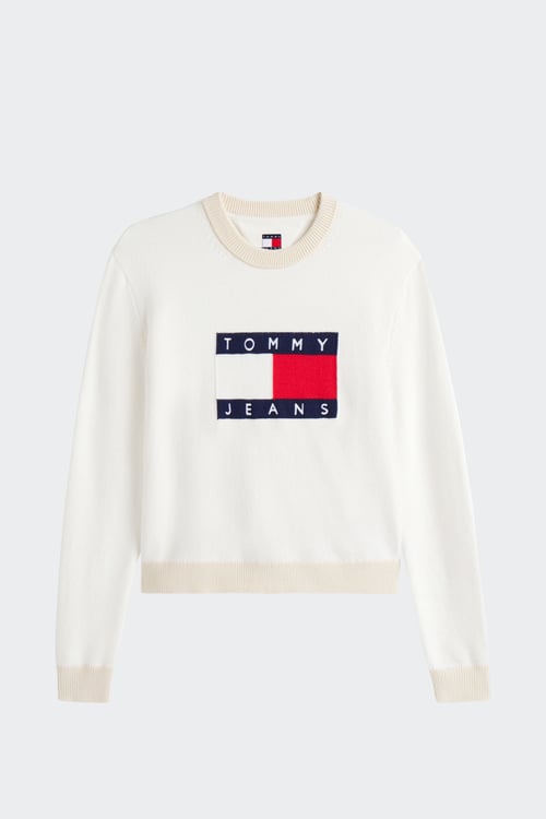 TOMMY JEANS Sweater White