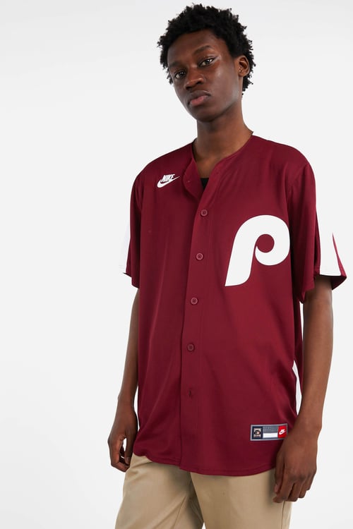 NIKE MLB Chemise de Baseball Rouge