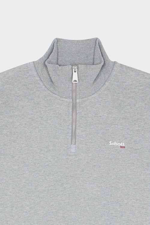 SCHOTT Sweashirt Gris