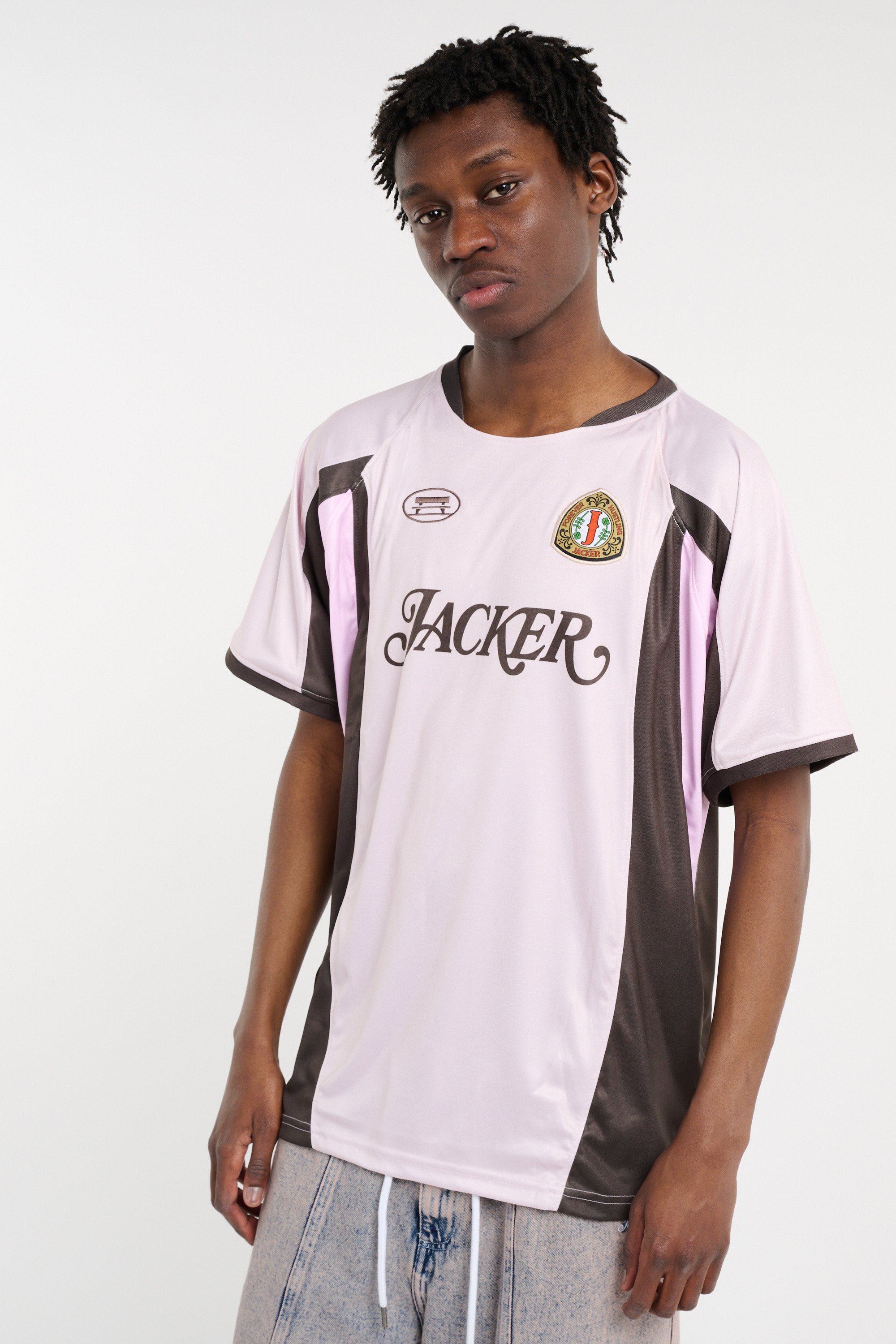 Regular-fit round-neck cotton T-shirt Black