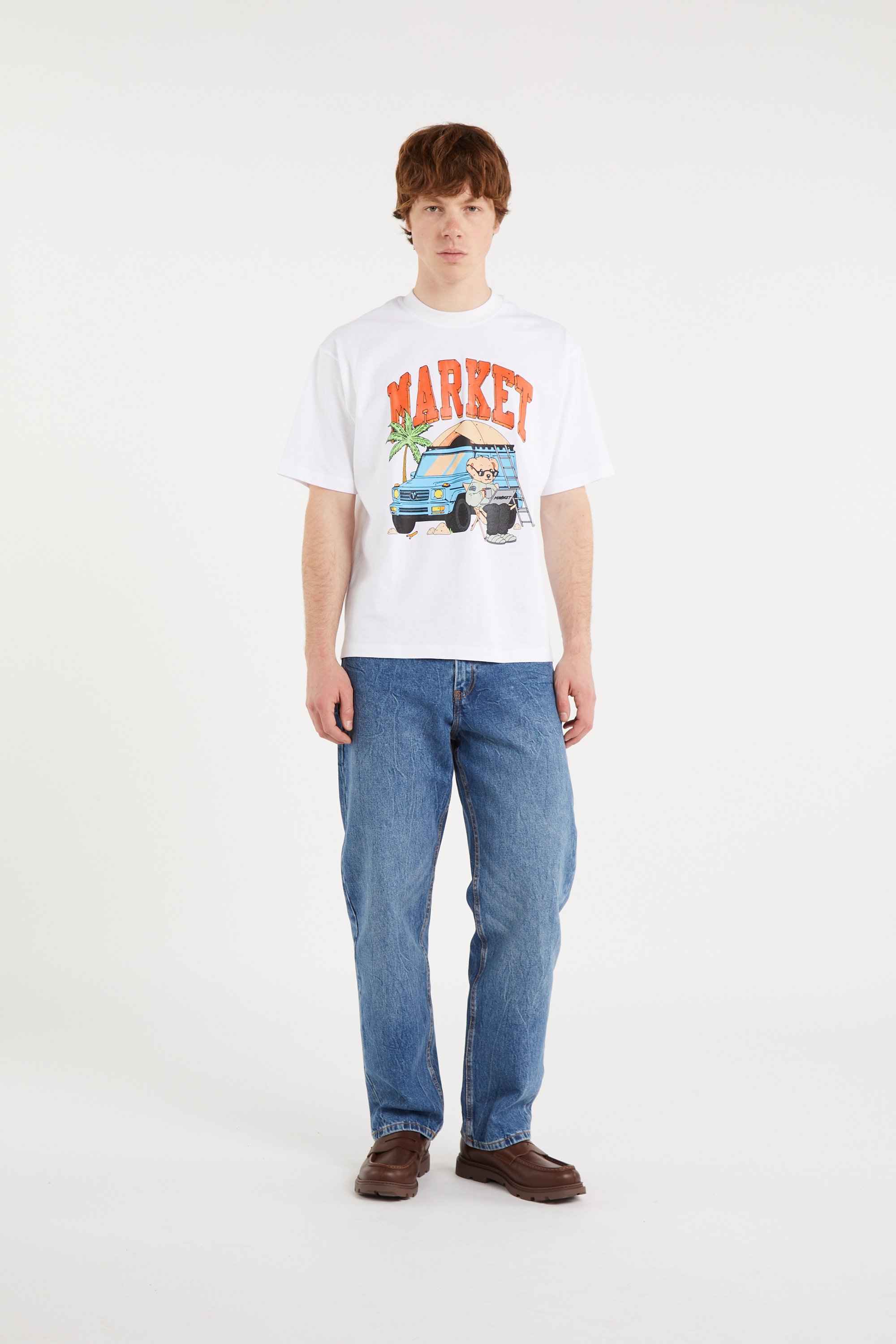 T-shirt MARKET Blanc