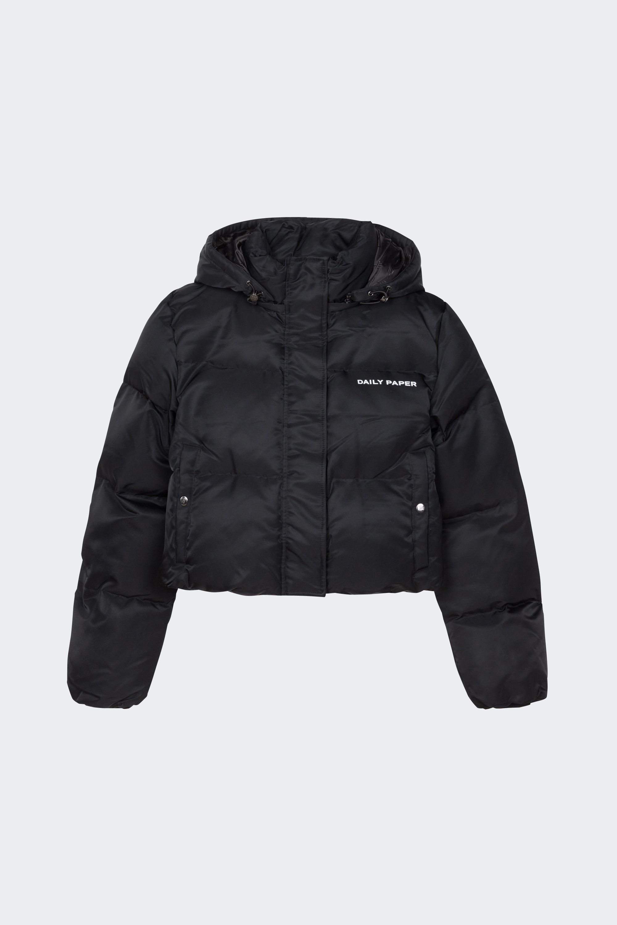 pull-over rain jacket Women Puffer jacket Epuff Black Daily