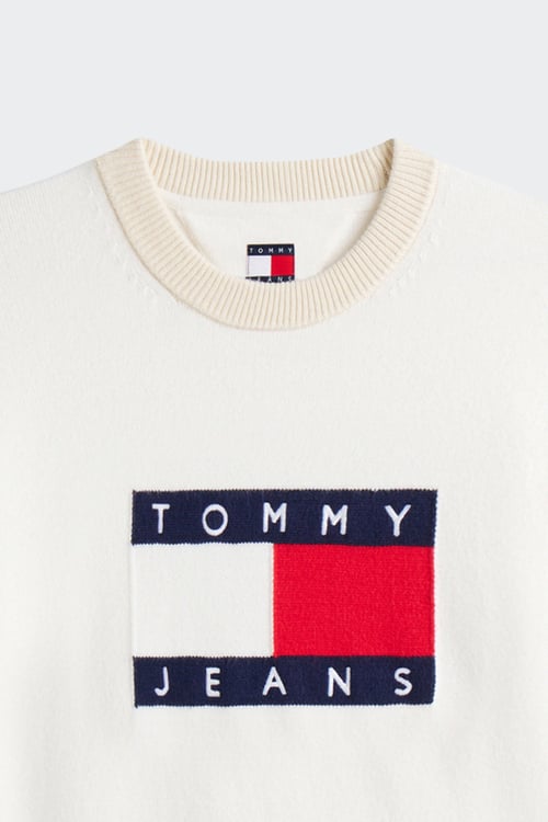 TOMMY JEANS Sweater White