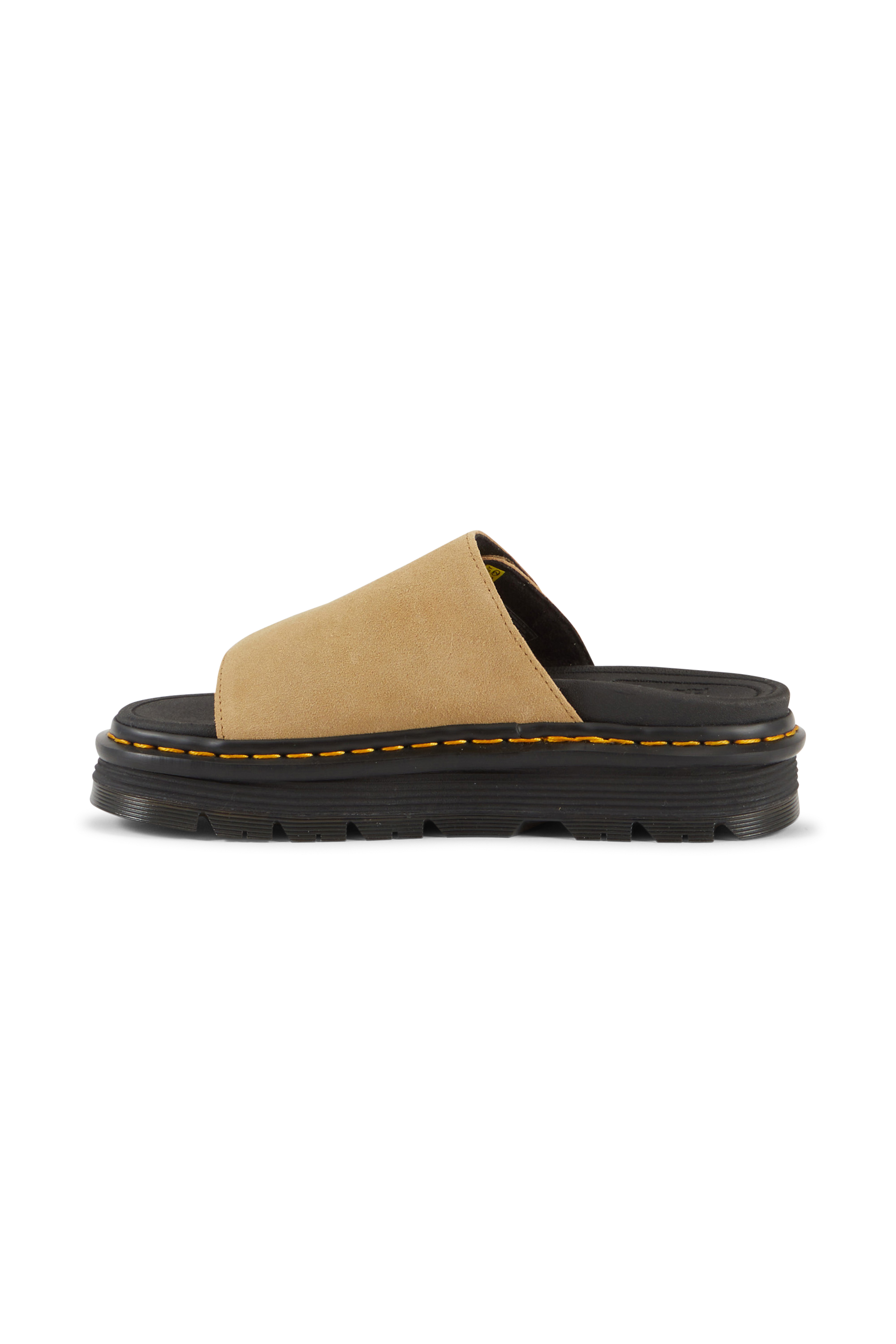 Sandales compensées en cuir Marron